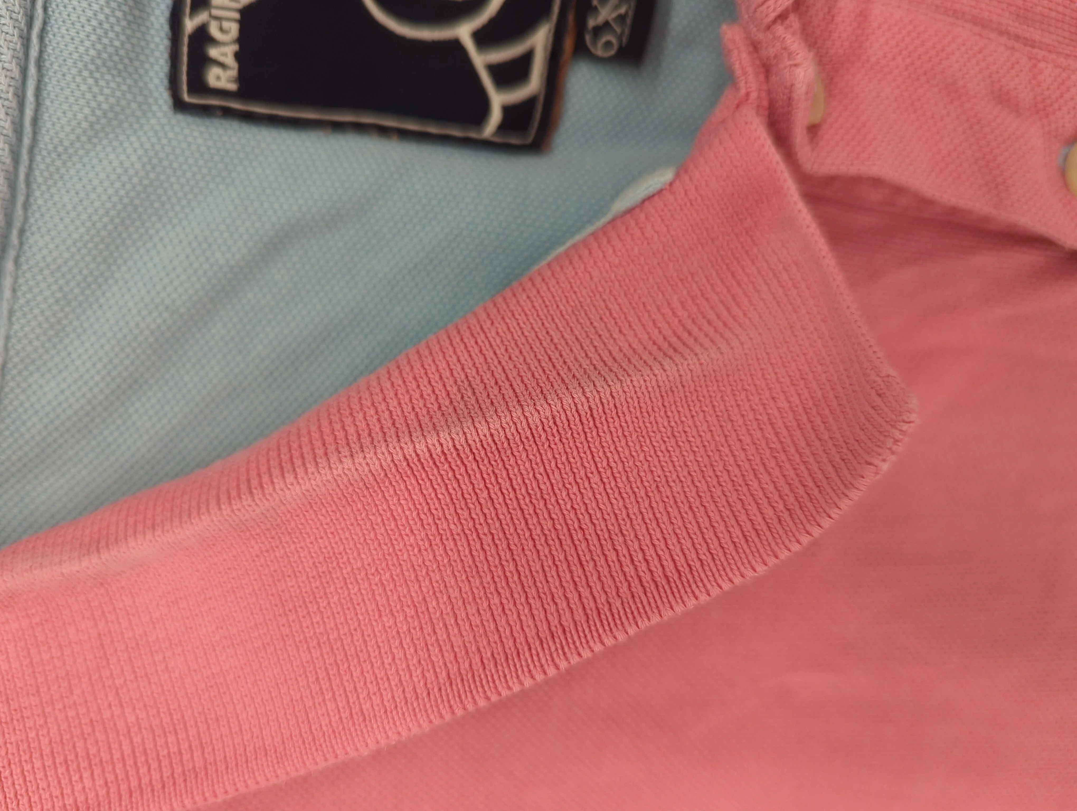 Raging Bull Men's Polo Chest: 66 in Pink 100% Cotton Basic - Image 5