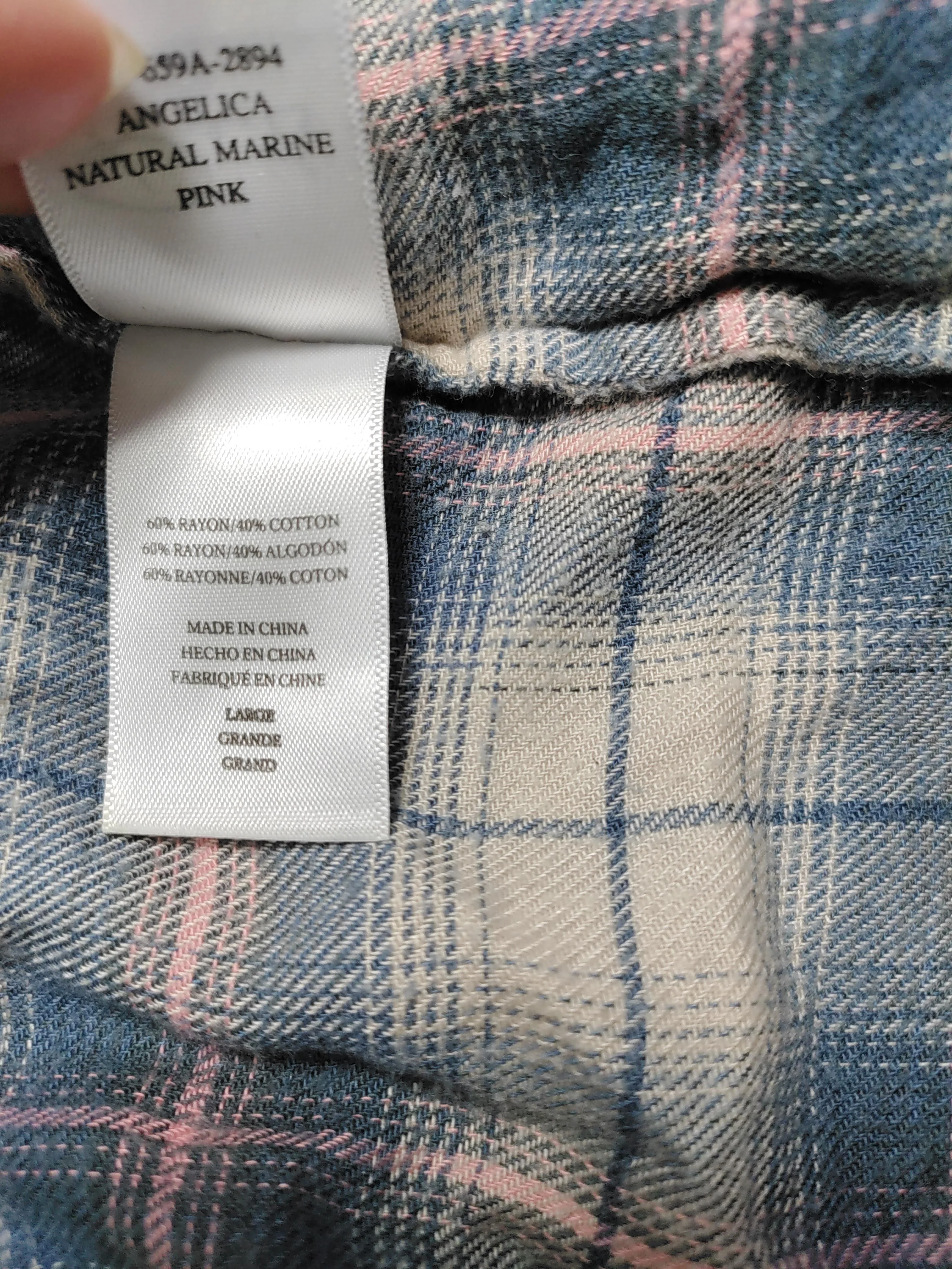 Rails Women's Shirt L Multi Rayon with Cotton Basic - Image 6