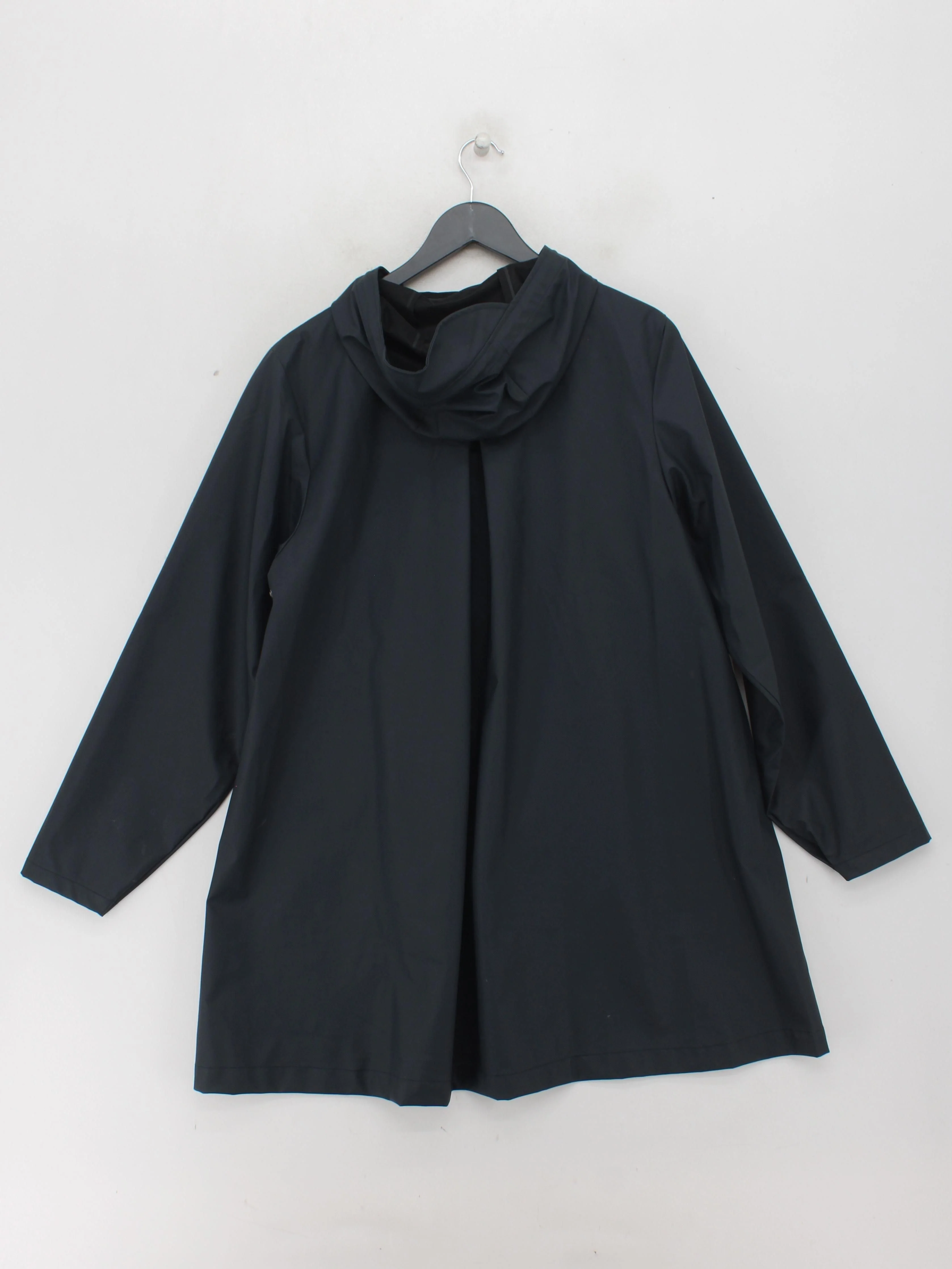 Rains Men's Coat L Black Polyester with Other Rain Coat - Image 2