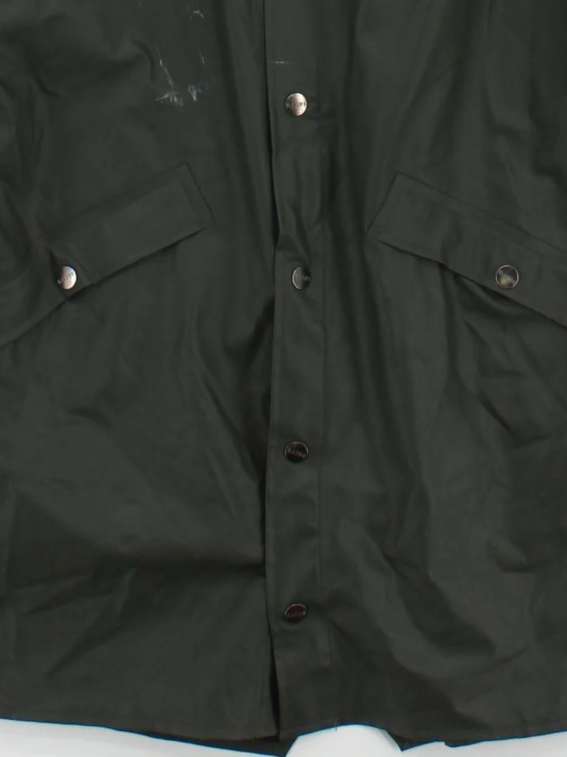 Rains Men's Coat M Green Polyester with Other Rain Coat - Image 4