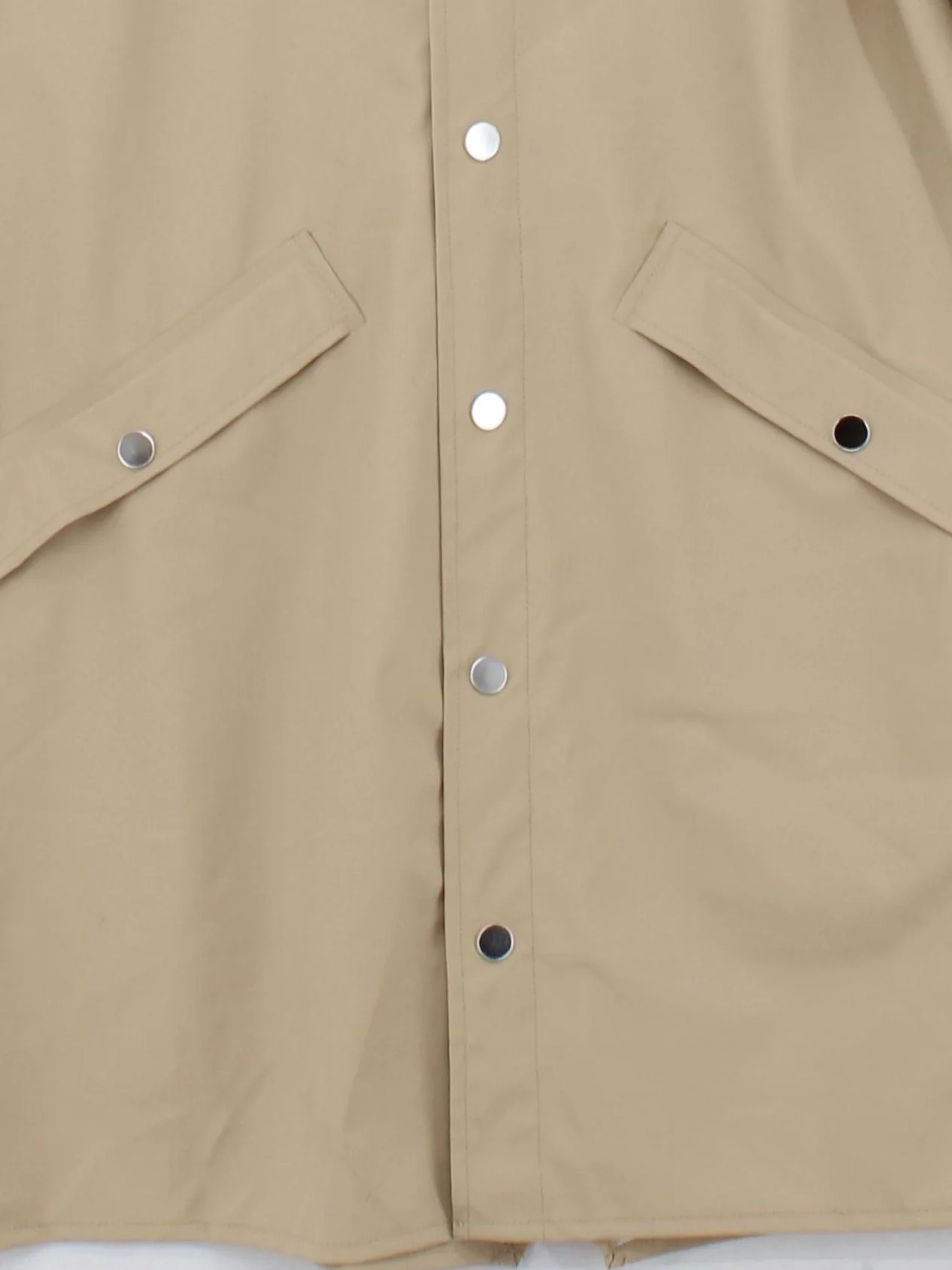 Rains Men's Coat M Tan 100% Polyester Rain Coat - Image 4