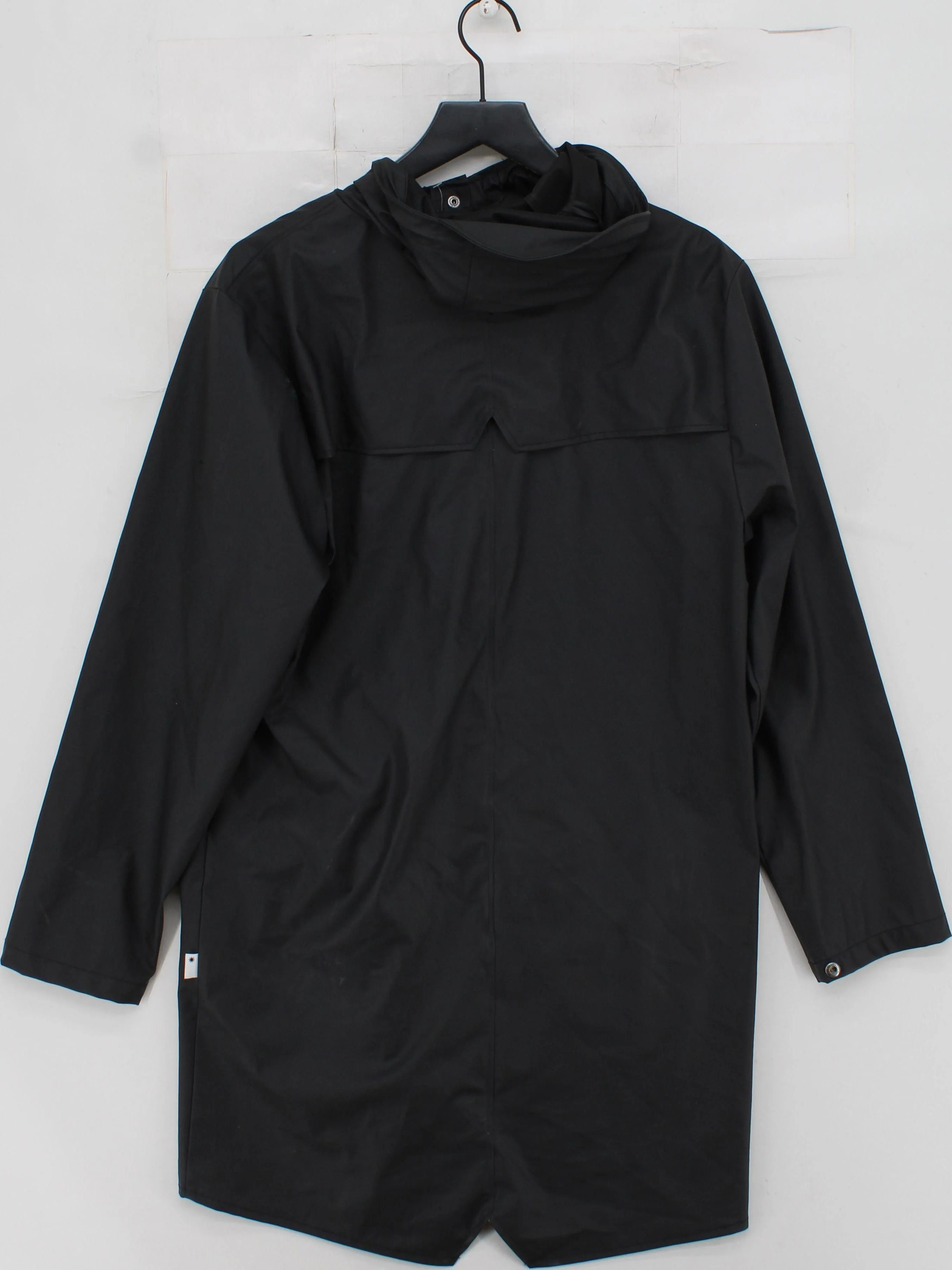 Rains Men's Coat S Black 100% Polyester Rain Coat - Image 2