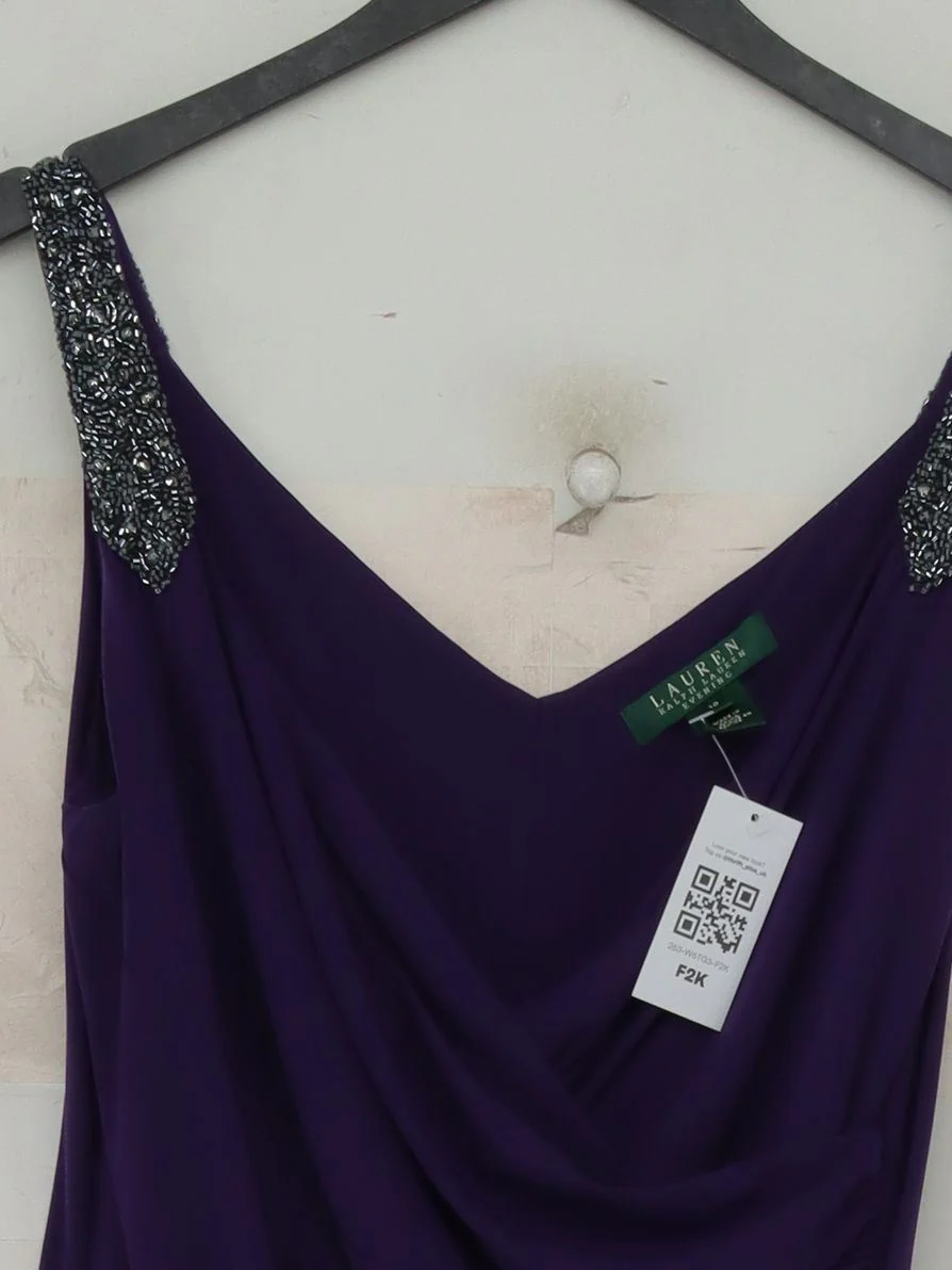 Ralph Lauren Bodycon Mini Dress in Purple - Image 3