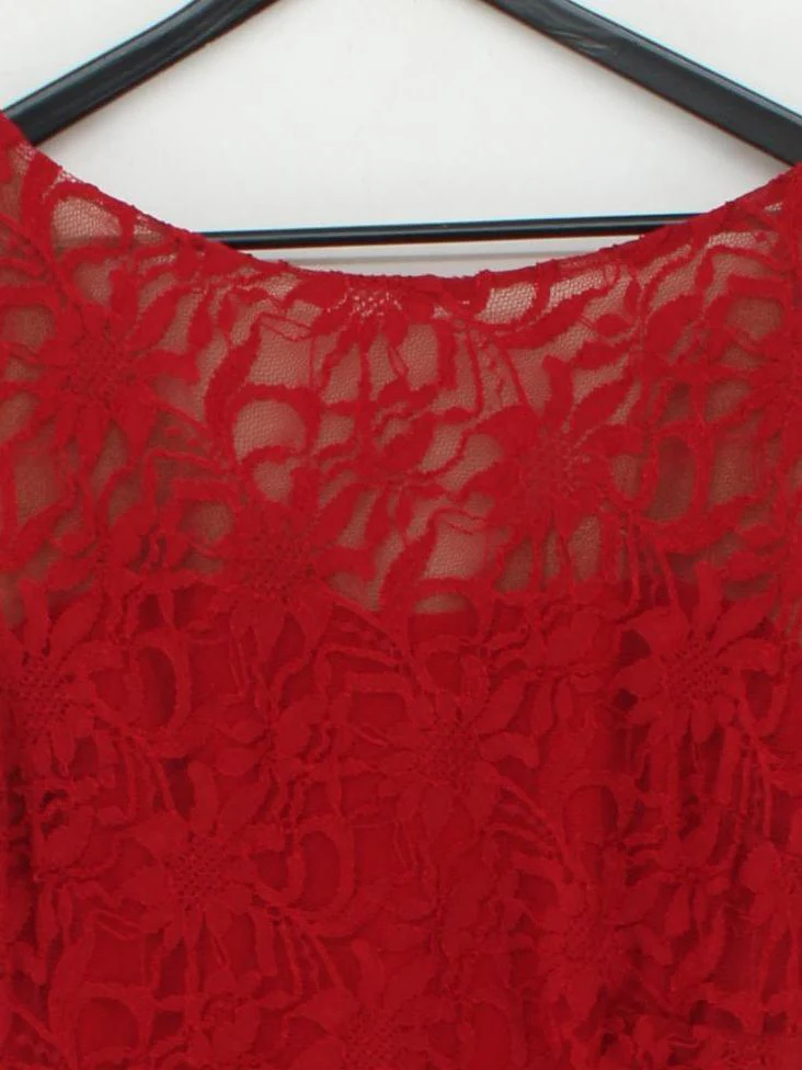 Ralph Lauren Bodycon Mini Dress UK10 in Red - Image 3