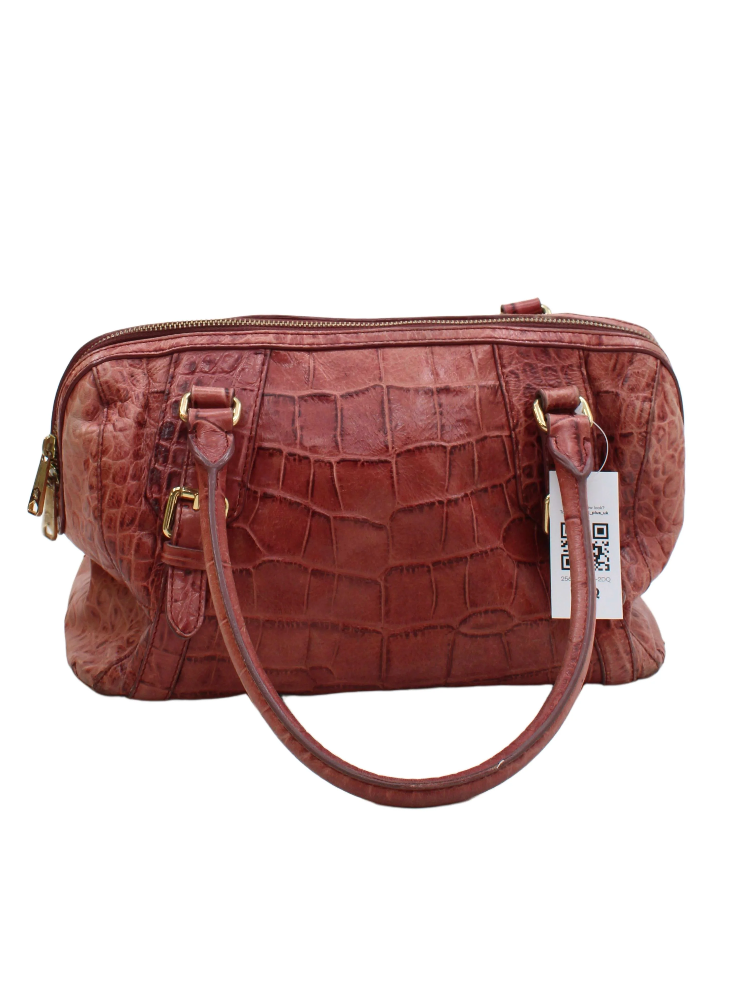 Ralph Lauren Men's Bag Red 100% Leather Satchel