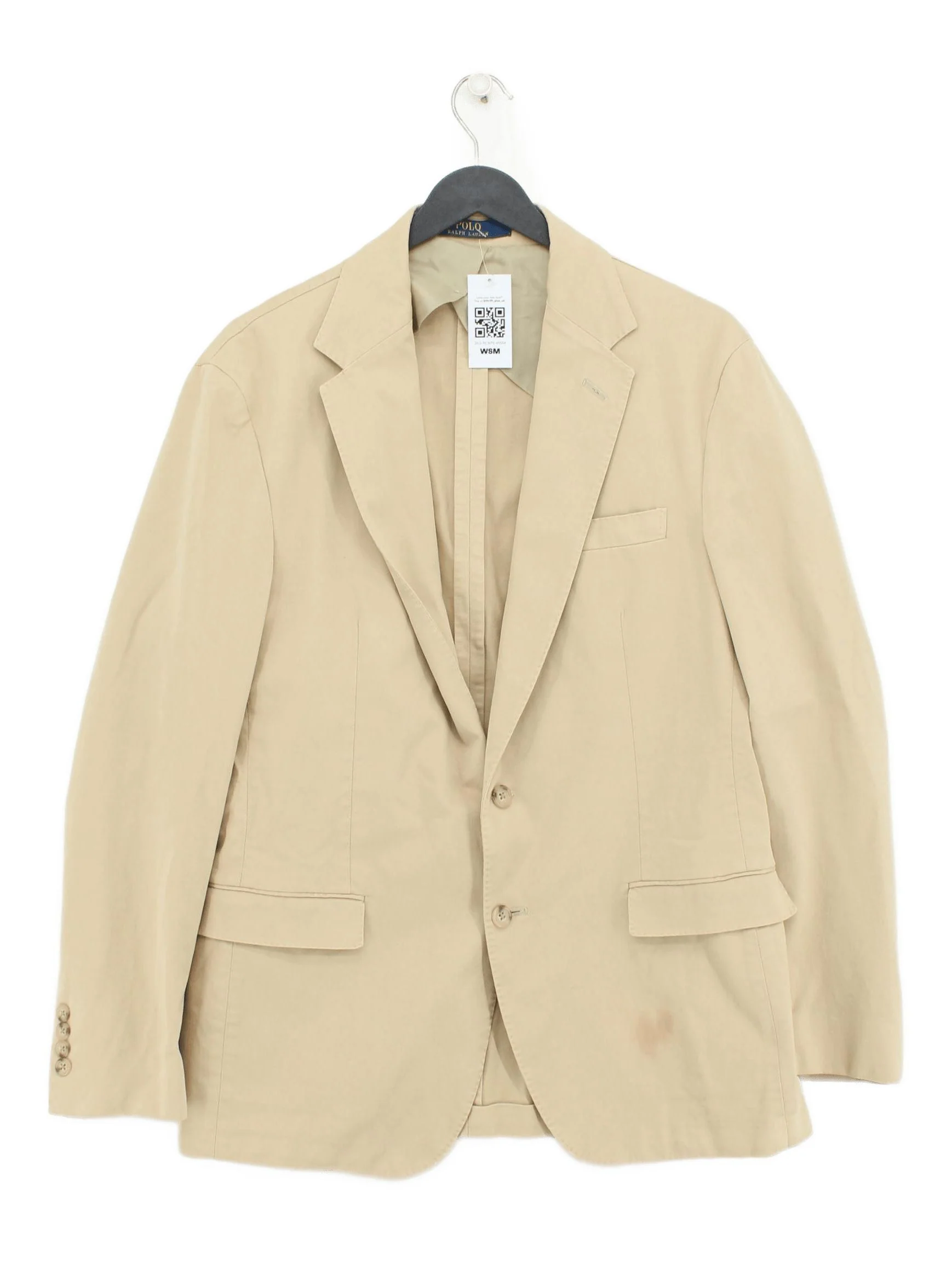 Ralph Lauren Men's Blazer Chest: 38 in Tan Cotton