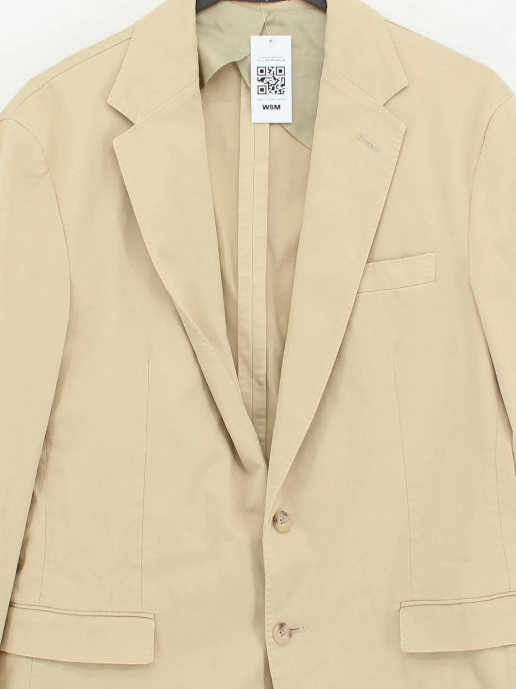 Ralph Lauren Men's Blazer Chest: 38 in Tan Cotton - Image 3