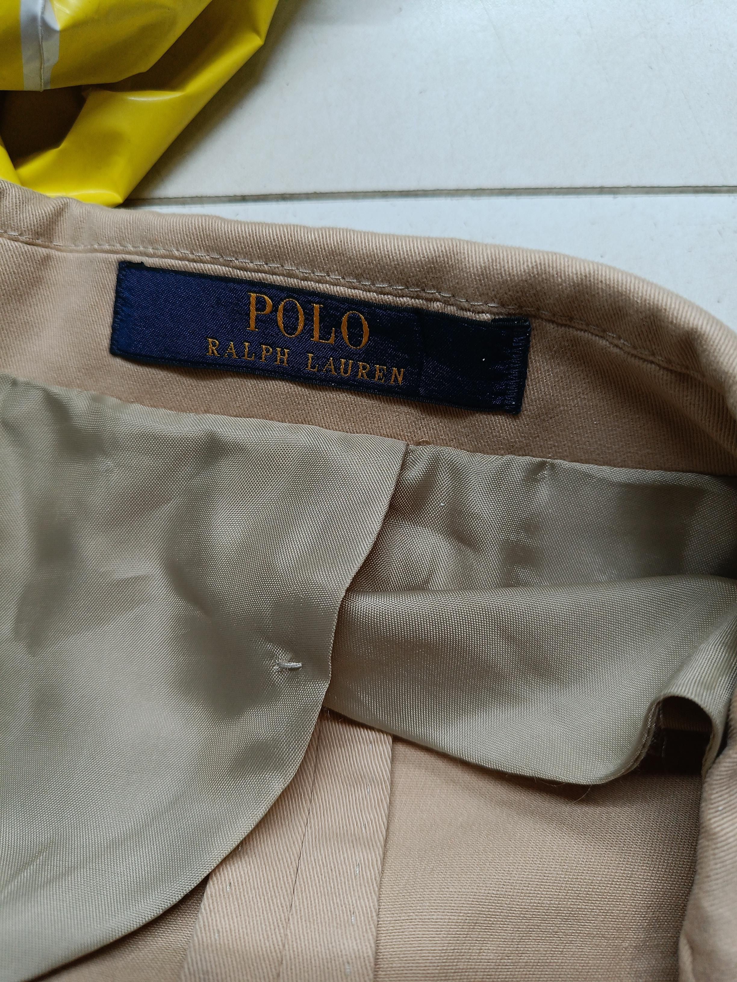 Ralph Lauren Men's Blazer Chest: 38 in Tan Cotton - Image 6
