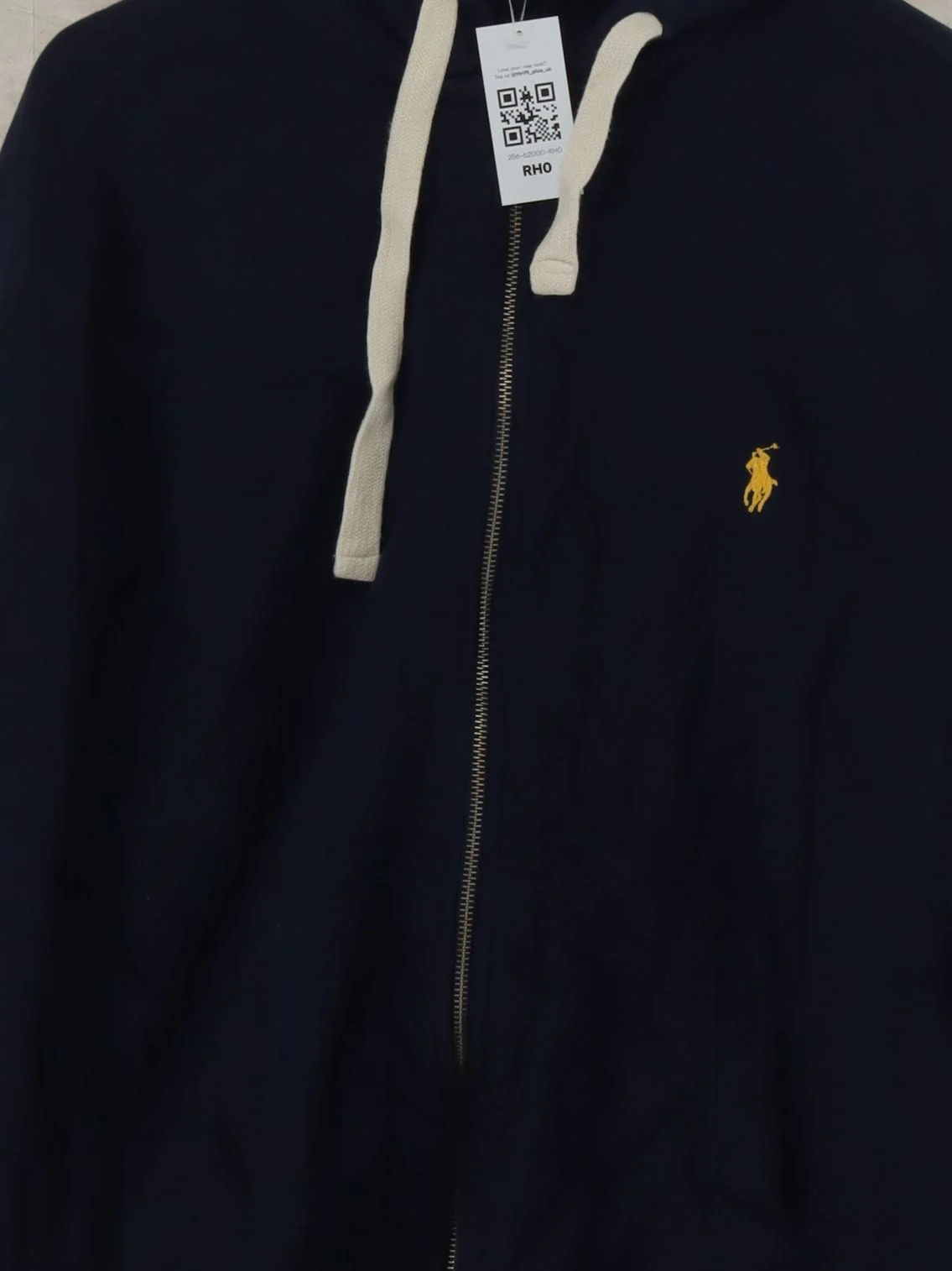 Ralph Lauren Men's Hoodie L Blue Cotton with Polyester Pullover - Image 3