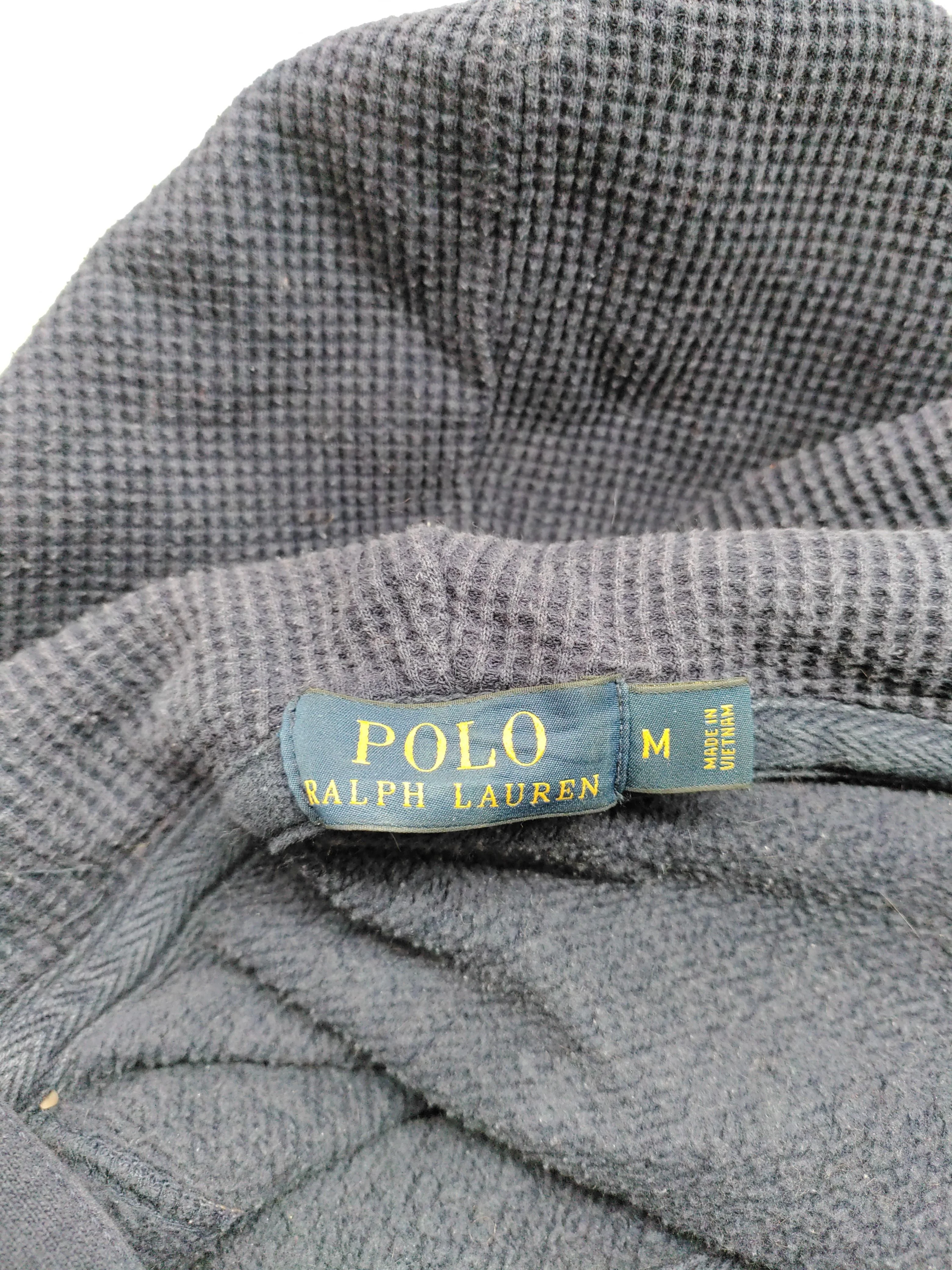 Ralph Lauren Men's Hoodie M Blue Cotton with Polyester Pullover - Image 5