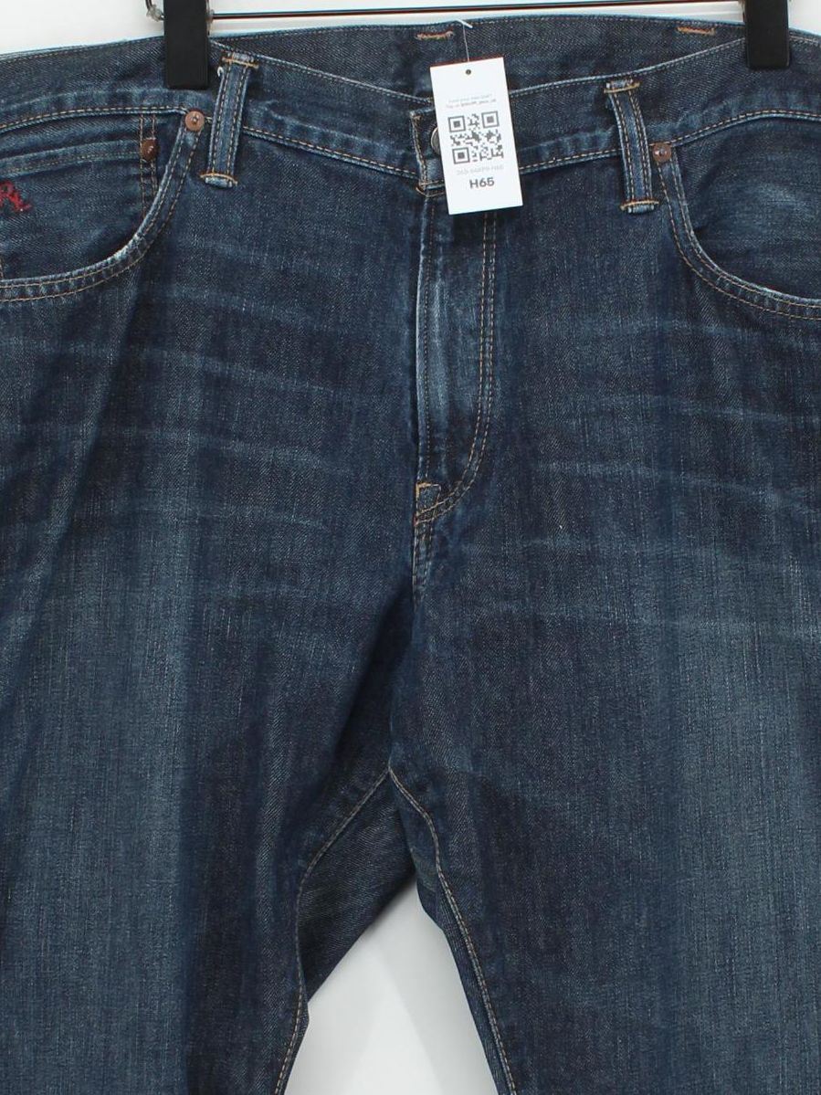 Ralph Lauren Men's Jeans L Blue 100% Cotton Straight - Image 3