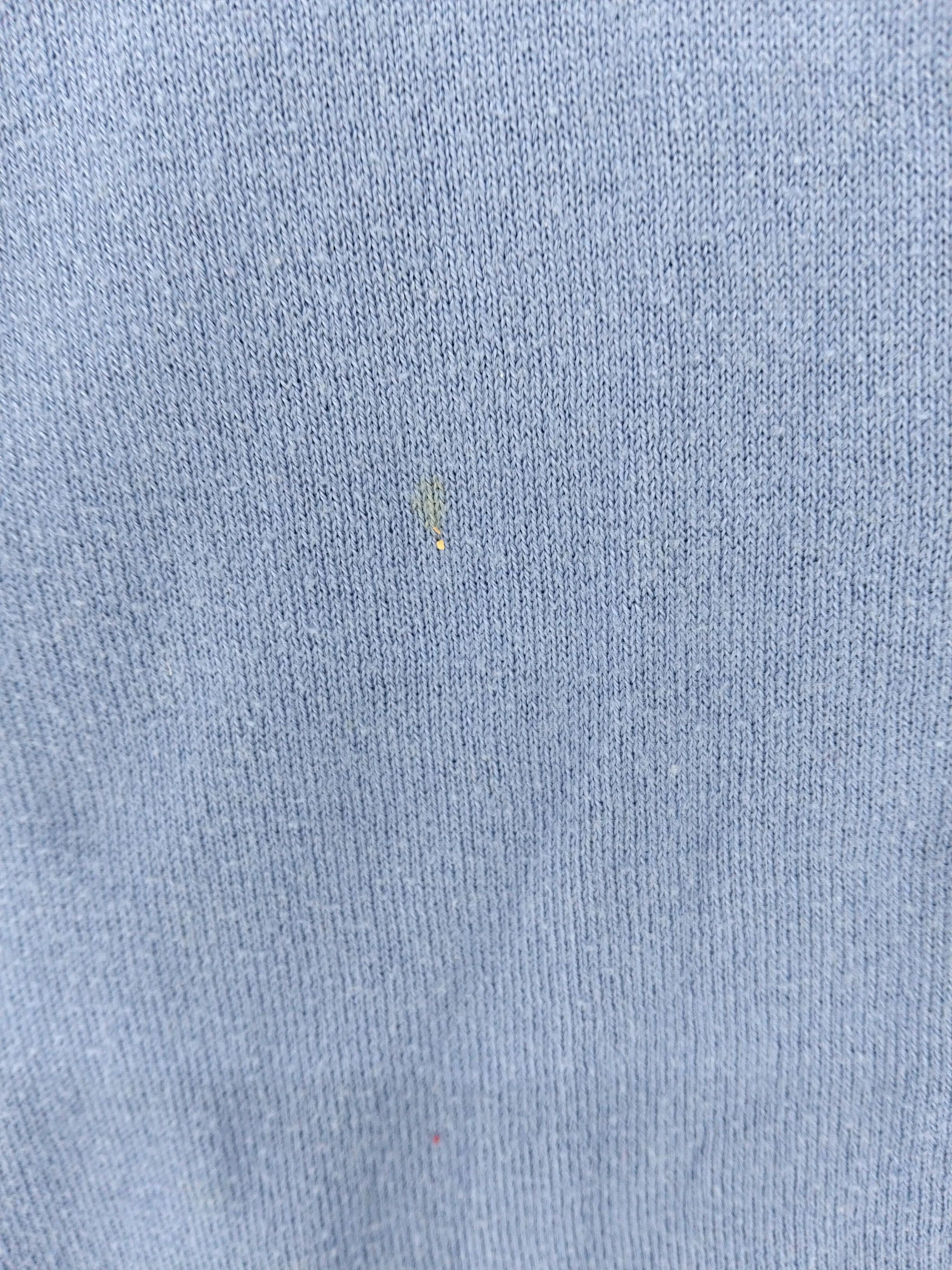 Ralph Lauren Men's Jumper L Blue 100% Cotton Crew Neck Pullover - Image 5