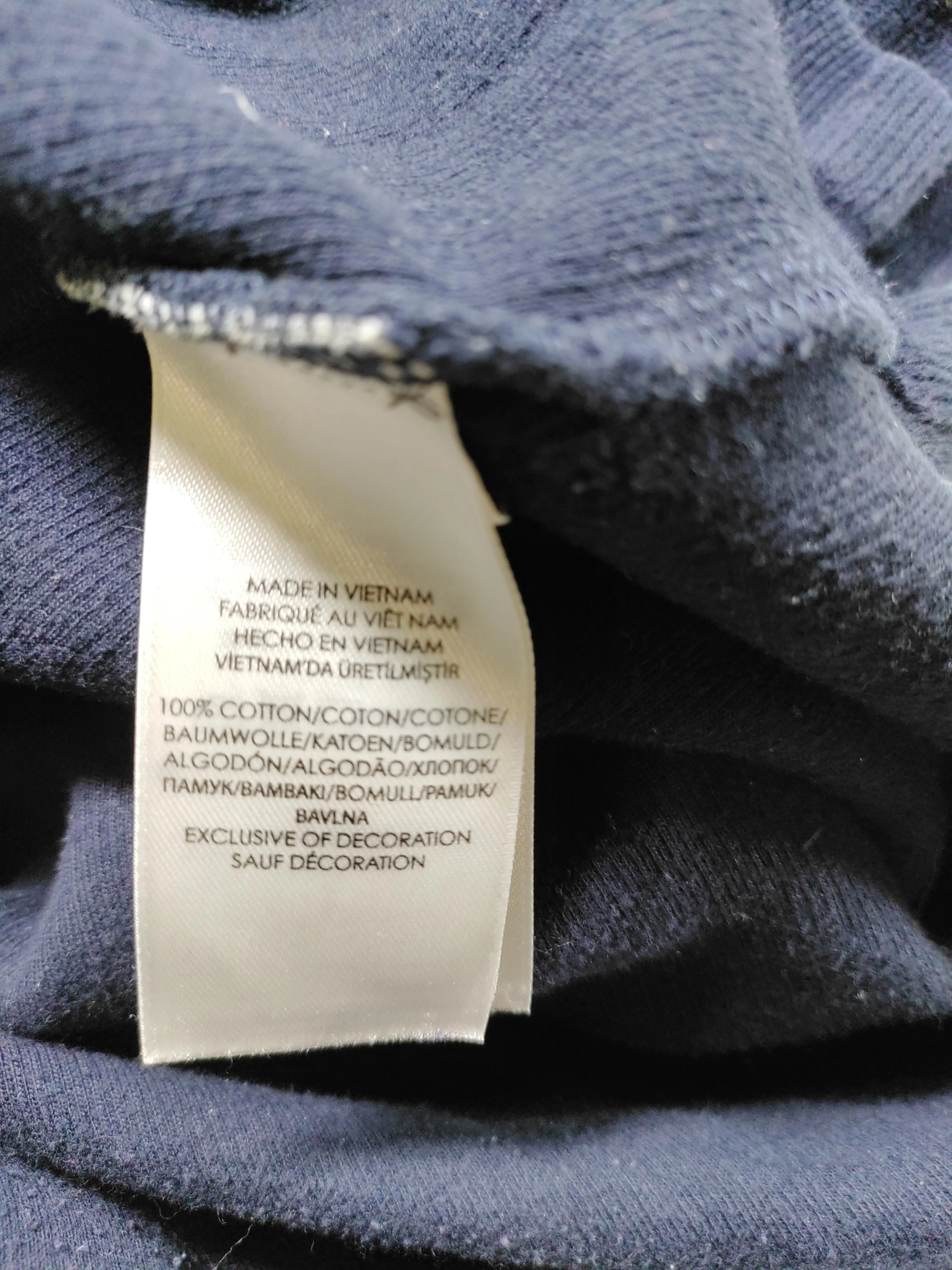 Ralph Lauren Men's Jumper M Blue 100% Cotton Mock Neck Pullover - Image 7