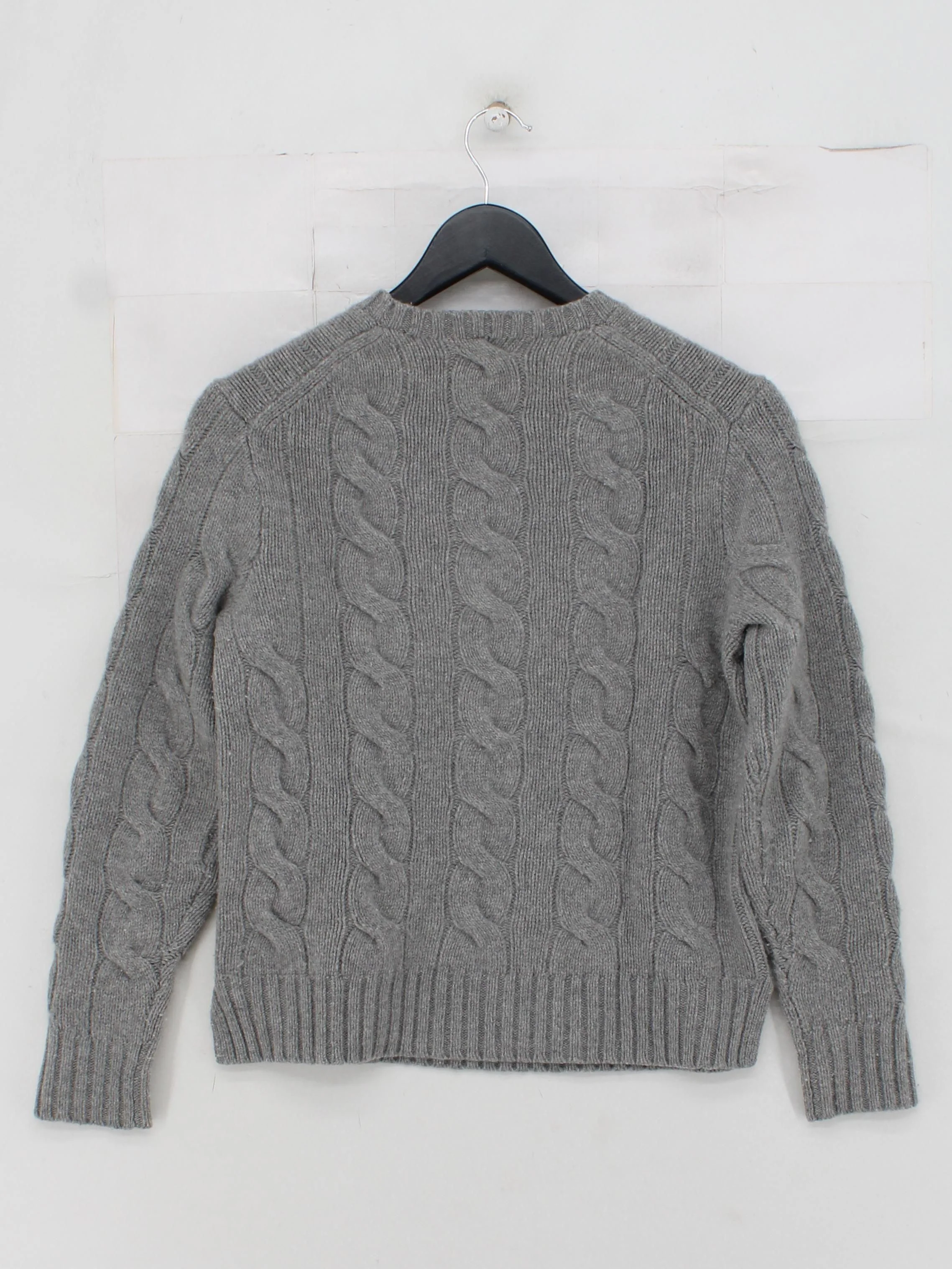Ralph Lauren Men's Jumper S Grey Wool with Cashmere Crew Neck Pullover - Image 2