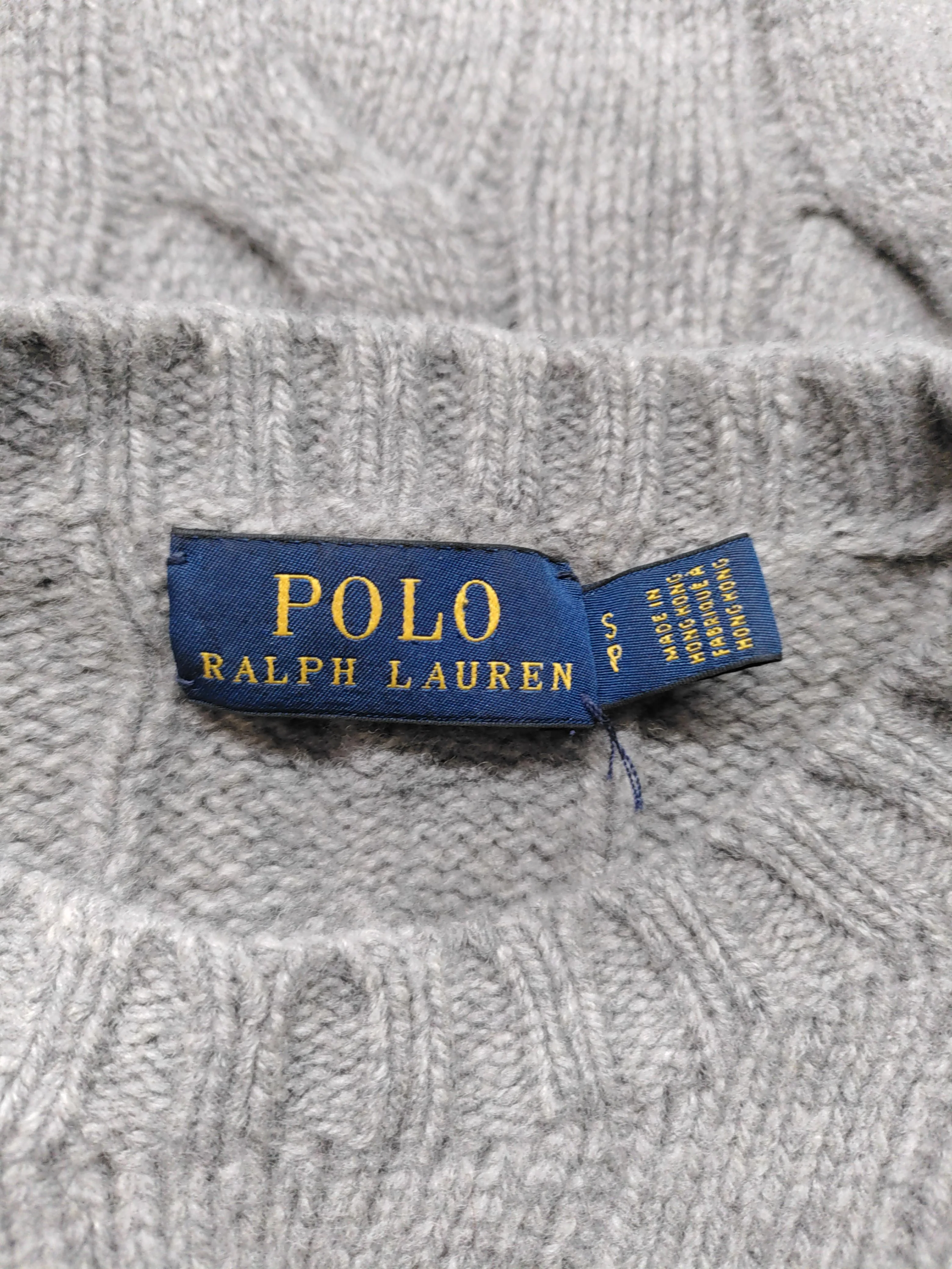 Ralph Lauren Men's Jumper S Grey Wool with Cashmere Crew Neck Pullover - Image 5