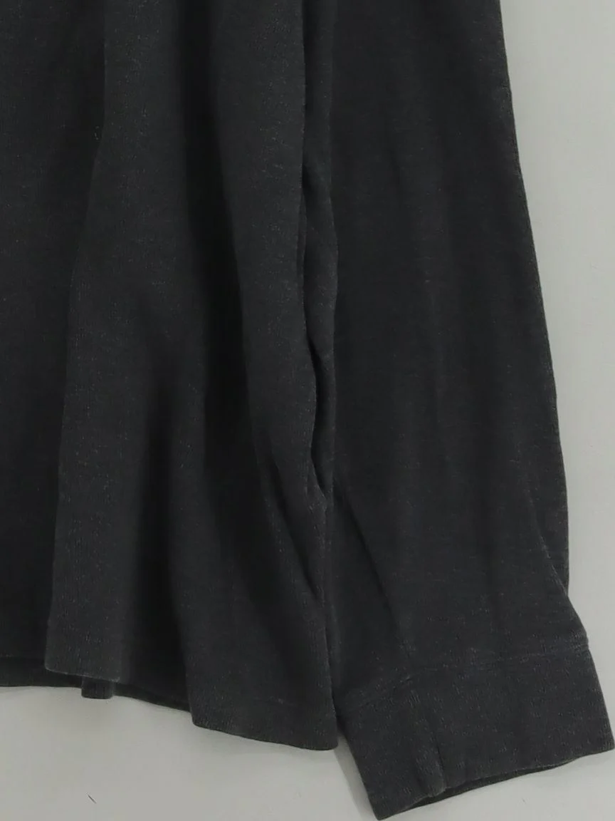 Ralph Lauren Men's Jumper XL Grey 100% Cotton Mock Neck Pullover - Image 4