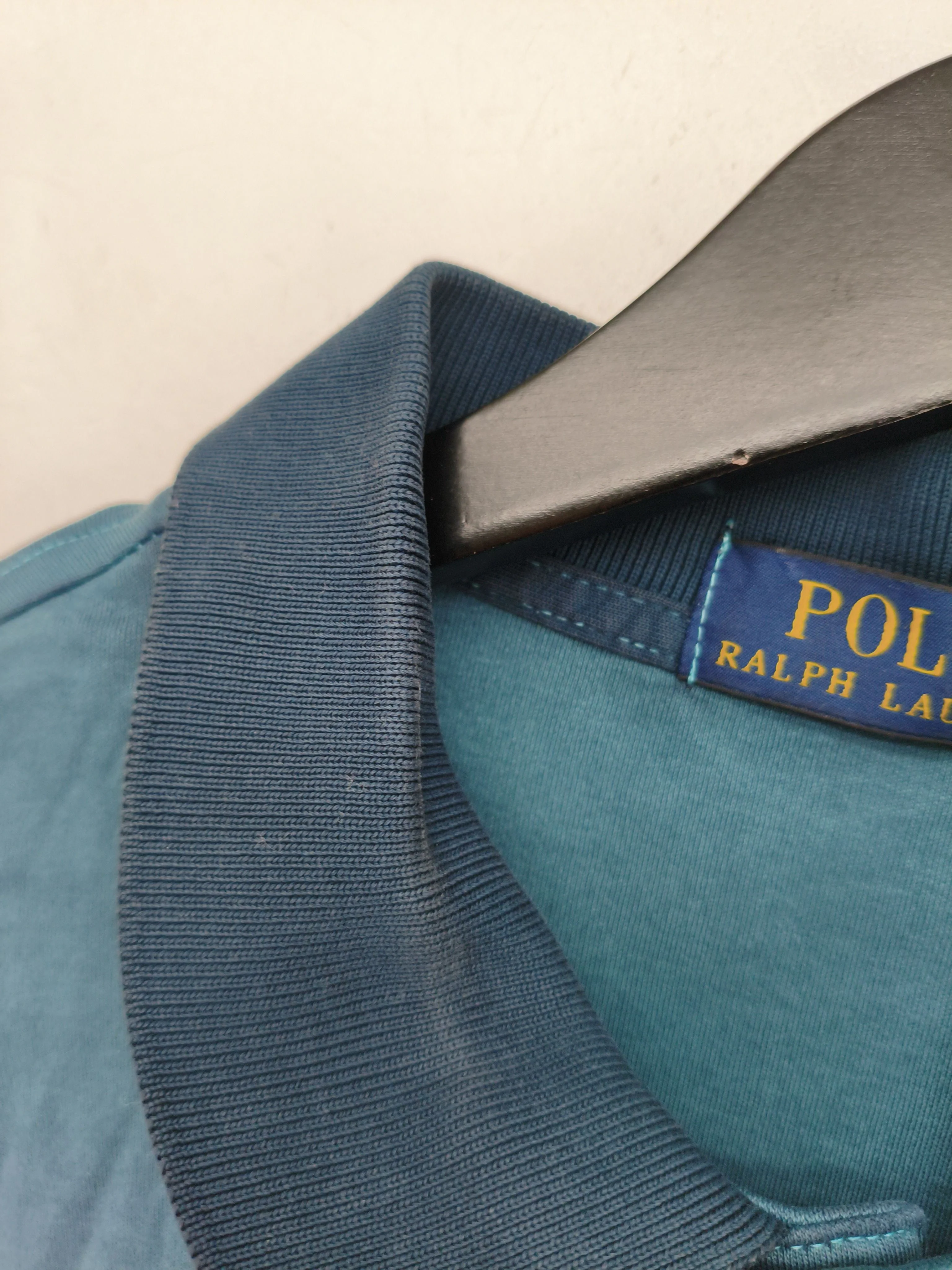 Ralph Lauren Men's Polo L Blue 100% Cotton Basic - Image 5
