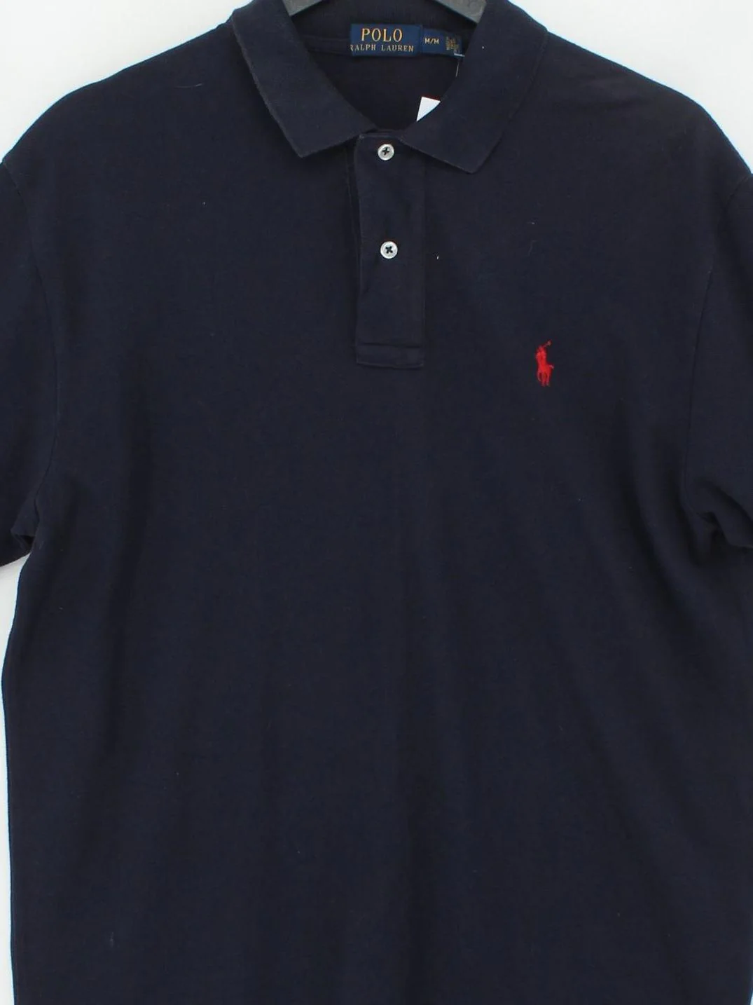 Ralph Lauren Men's Polo M Blue 100% Cotton Basic - Image 3