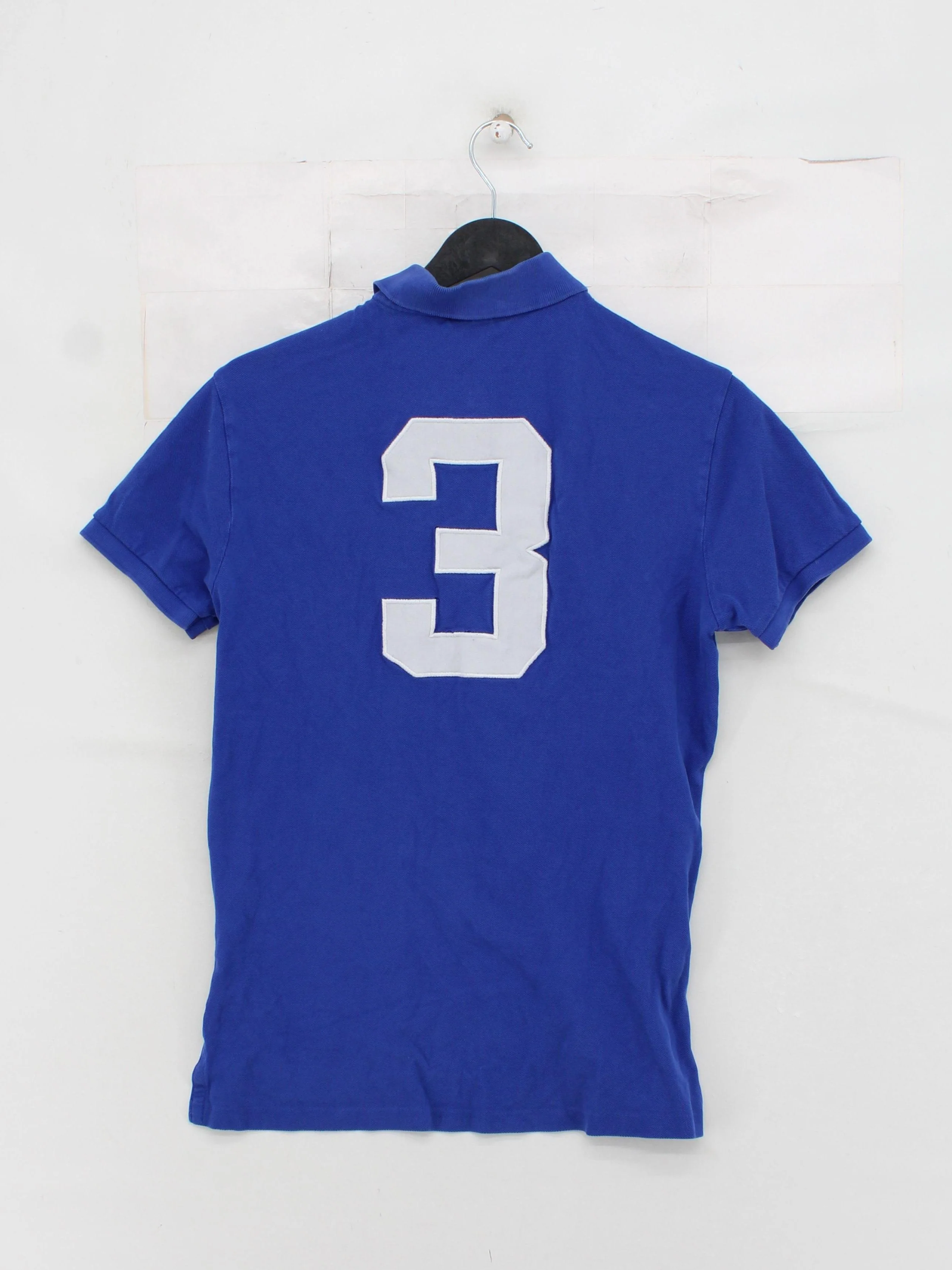 Ralph Lauren Men's Polo S Blue Graphic 100% Cotton Basic - Image 2