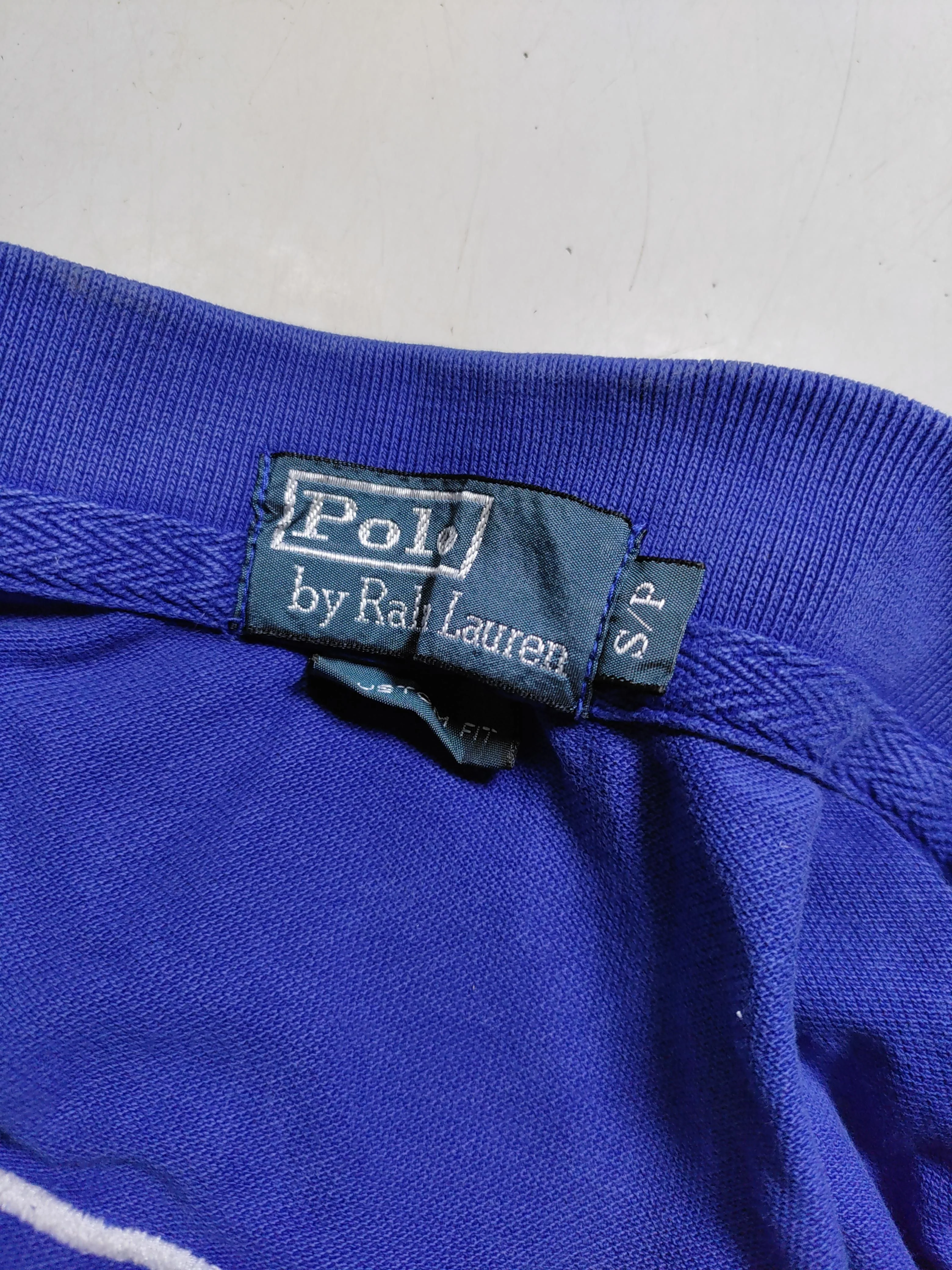 Ralph Lauren Men's Polo S Blue Graphic 100% Cotton Basic - Image 7
