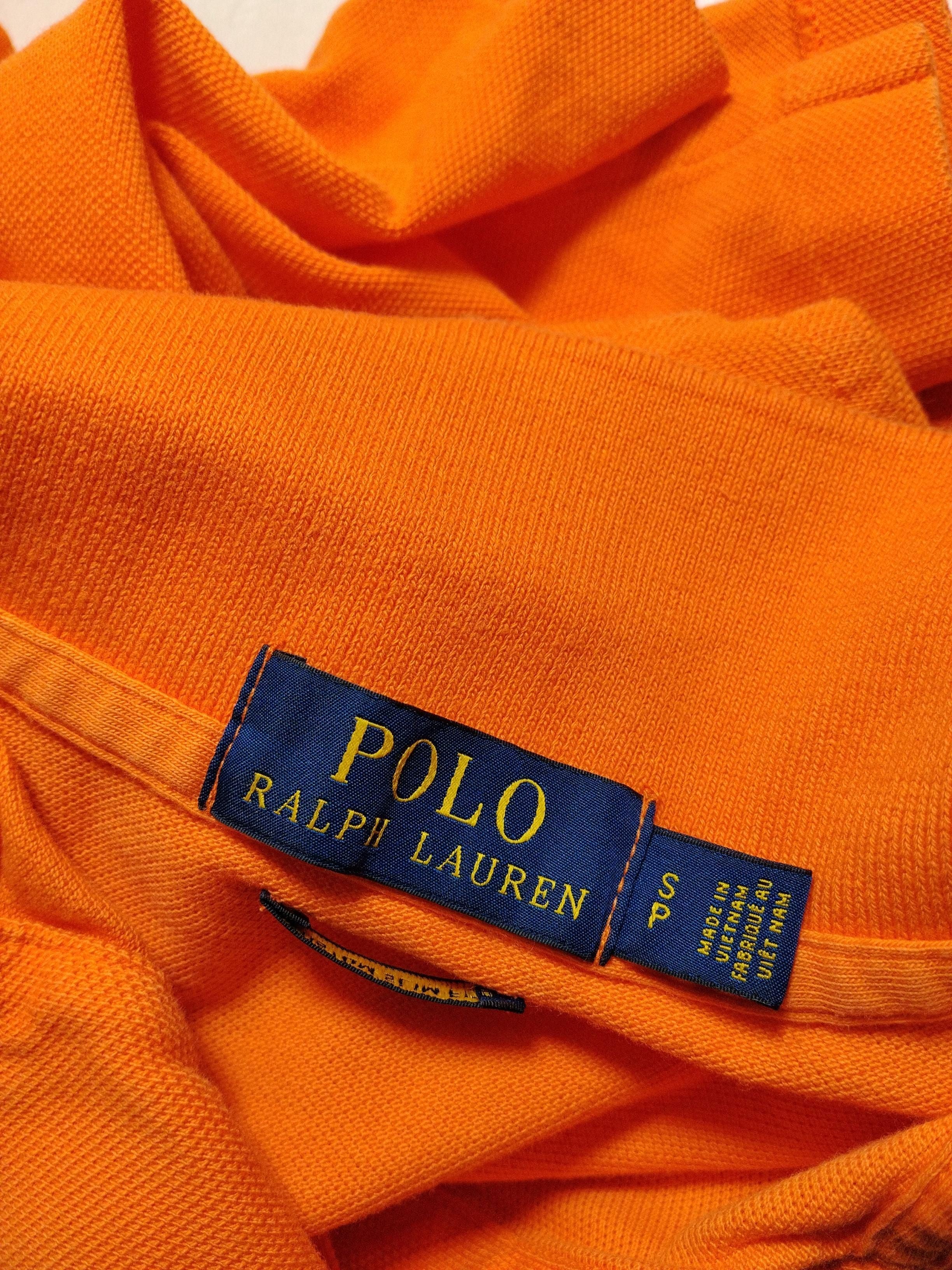 Ralph Lauren Men's Polo S Orange 100% Cotton Basic - Image 6
