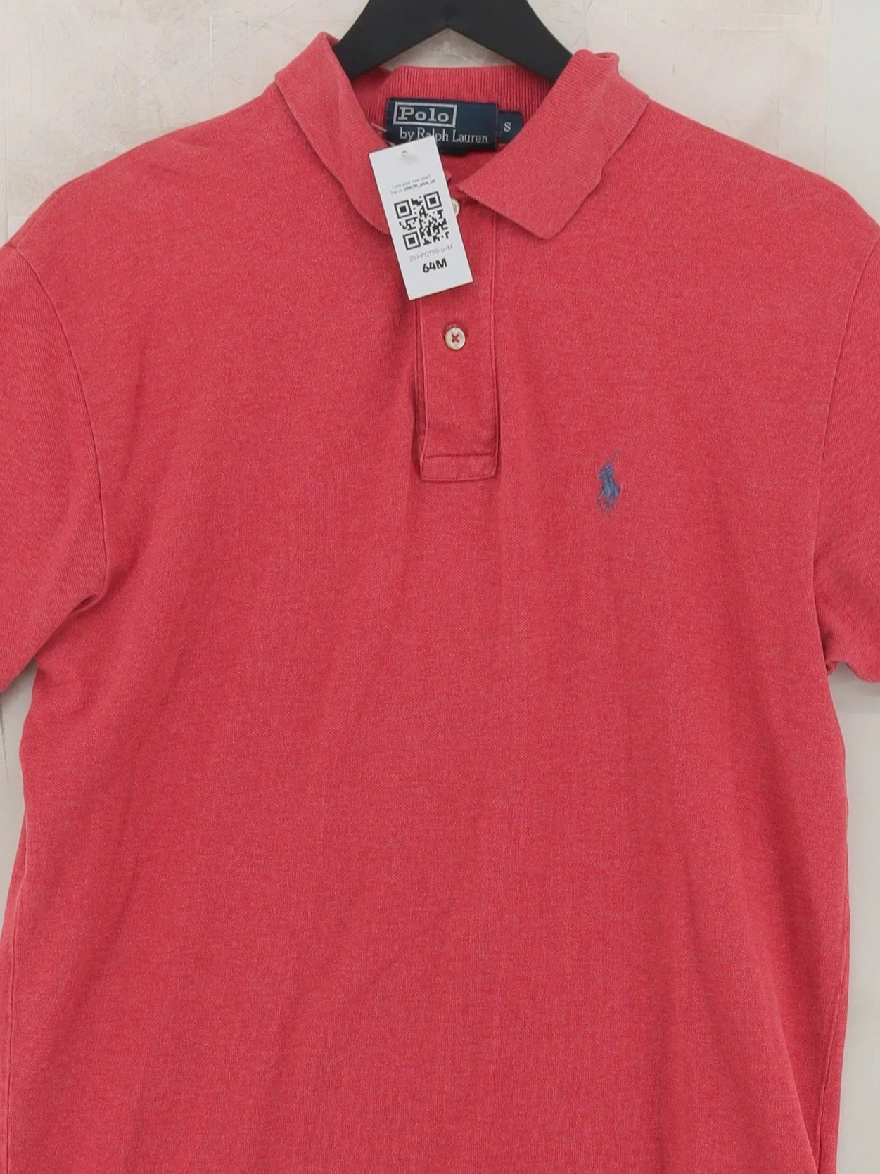 Ralph Lauren Men's Polo S Red 100% Other Basic - Image 3