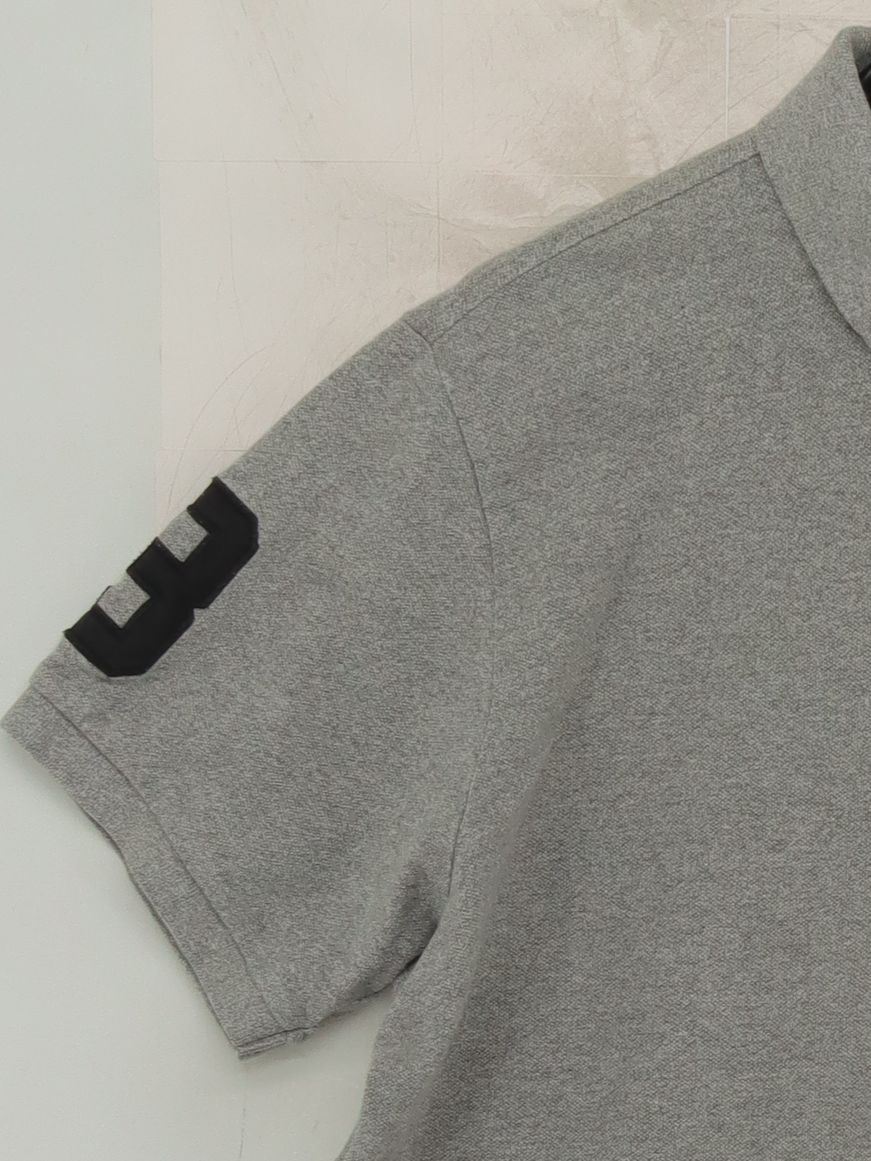Ralph Lauren Men's Polo XL Grey 100% Cotton Basic - Image 4