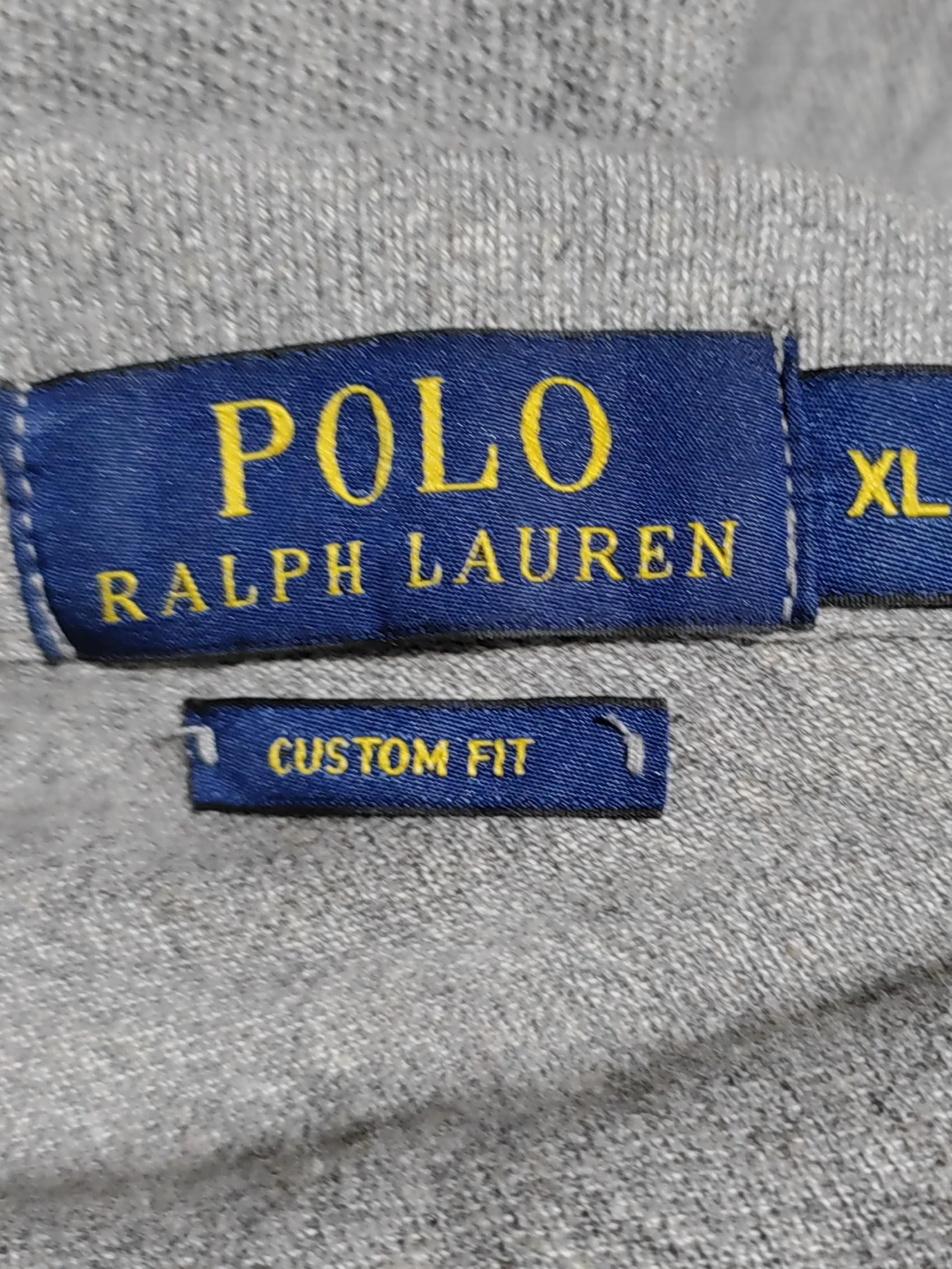 Ralph Lauren Men's Polo XL Grey 100% Cotton Basic - Image 5