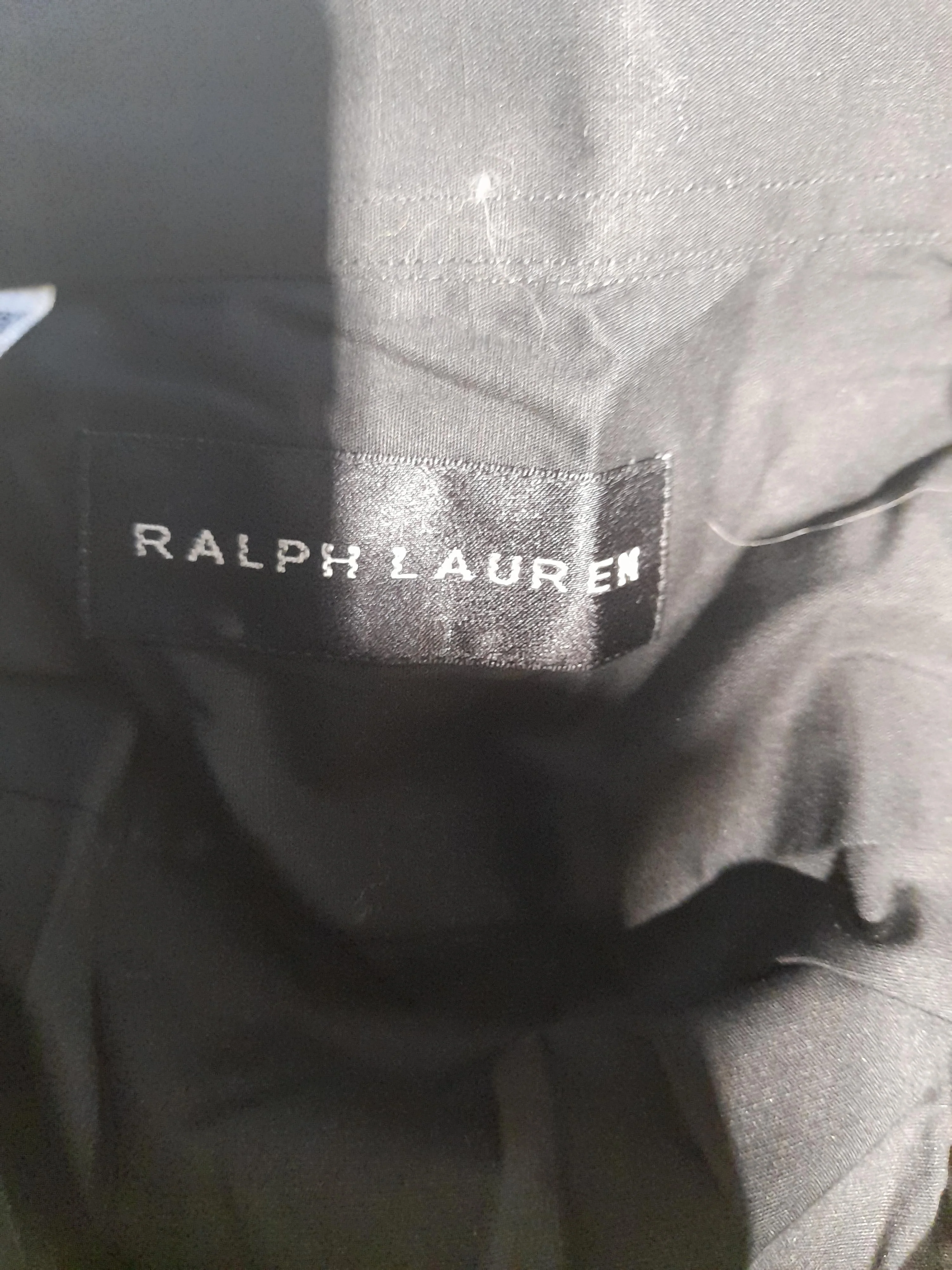 Ralph Lauren Men's Shirt Collar: 16 in Black Cotton with Elastane Basic - Image 5