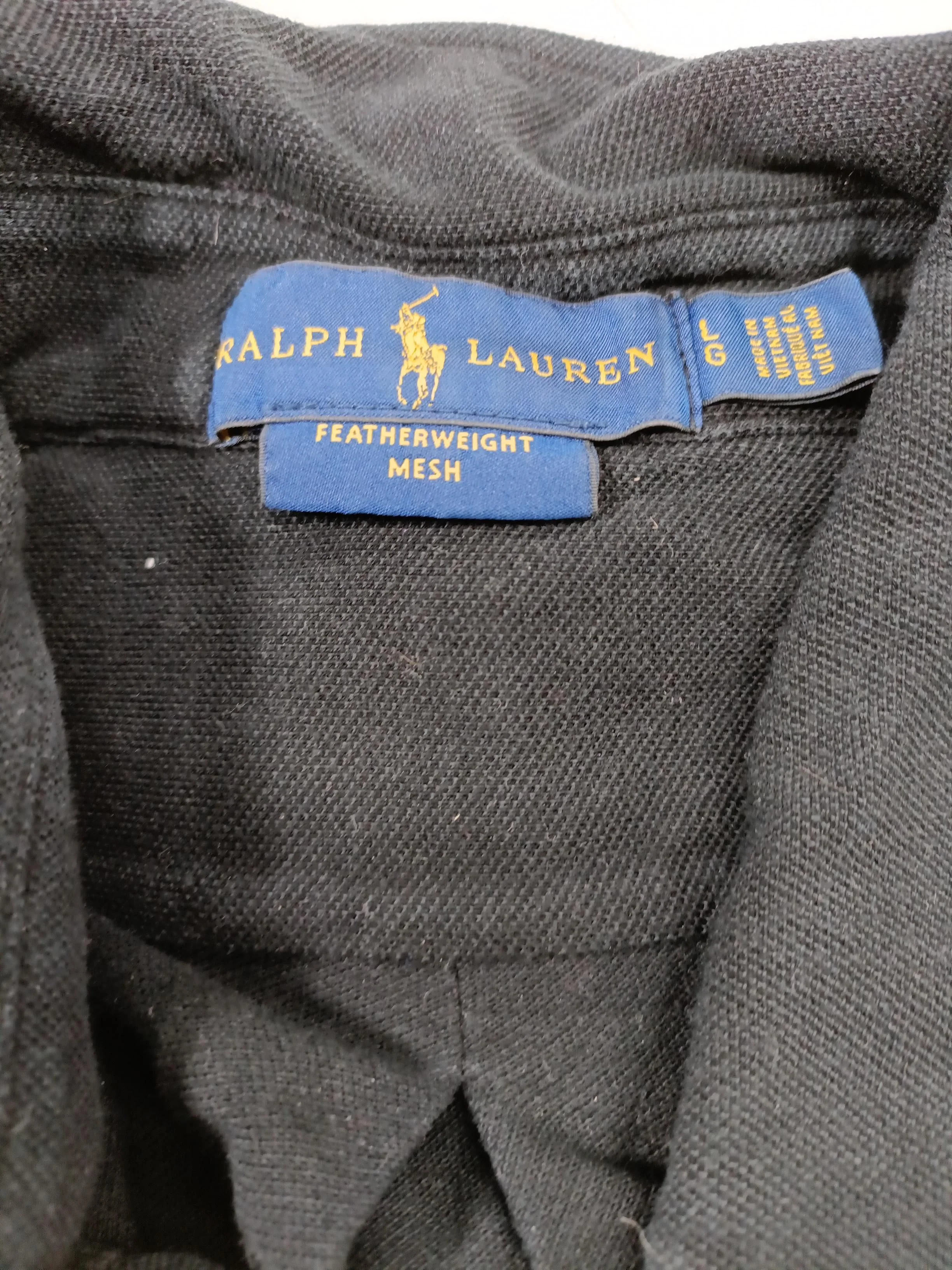 Ralph Lauren Men's Shirt L Black 100% Cotton Basic - Image 6