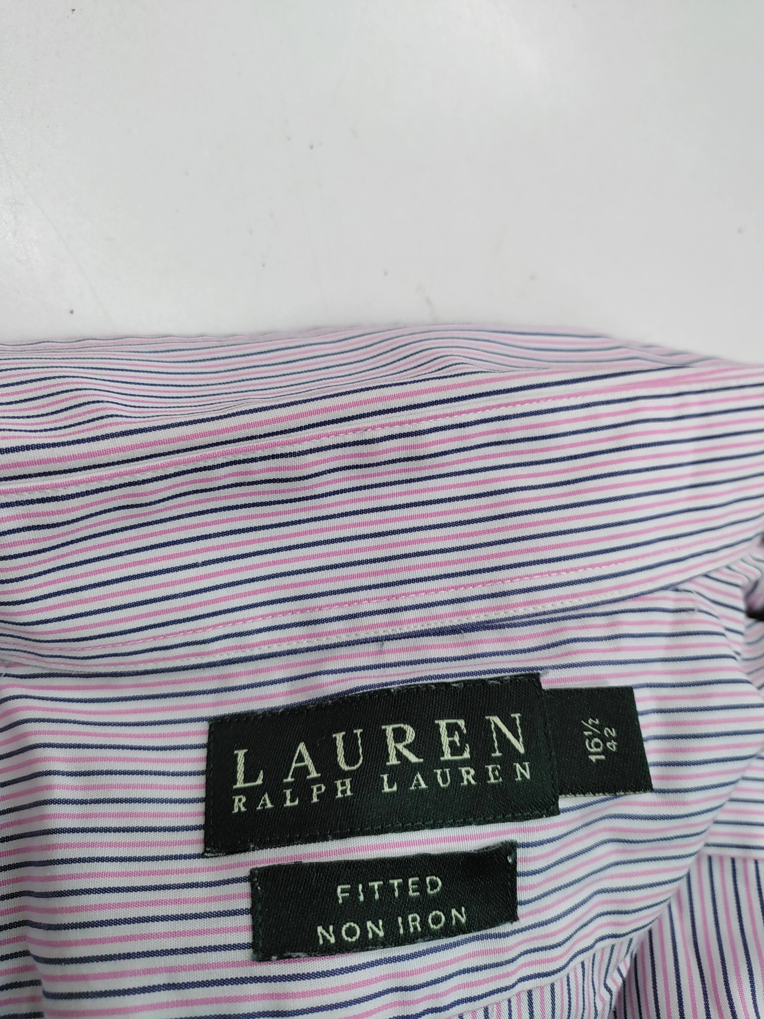 Ralph Lauren Men's Shirt L Multi Striped 100% Cotton Basic - Image 5
