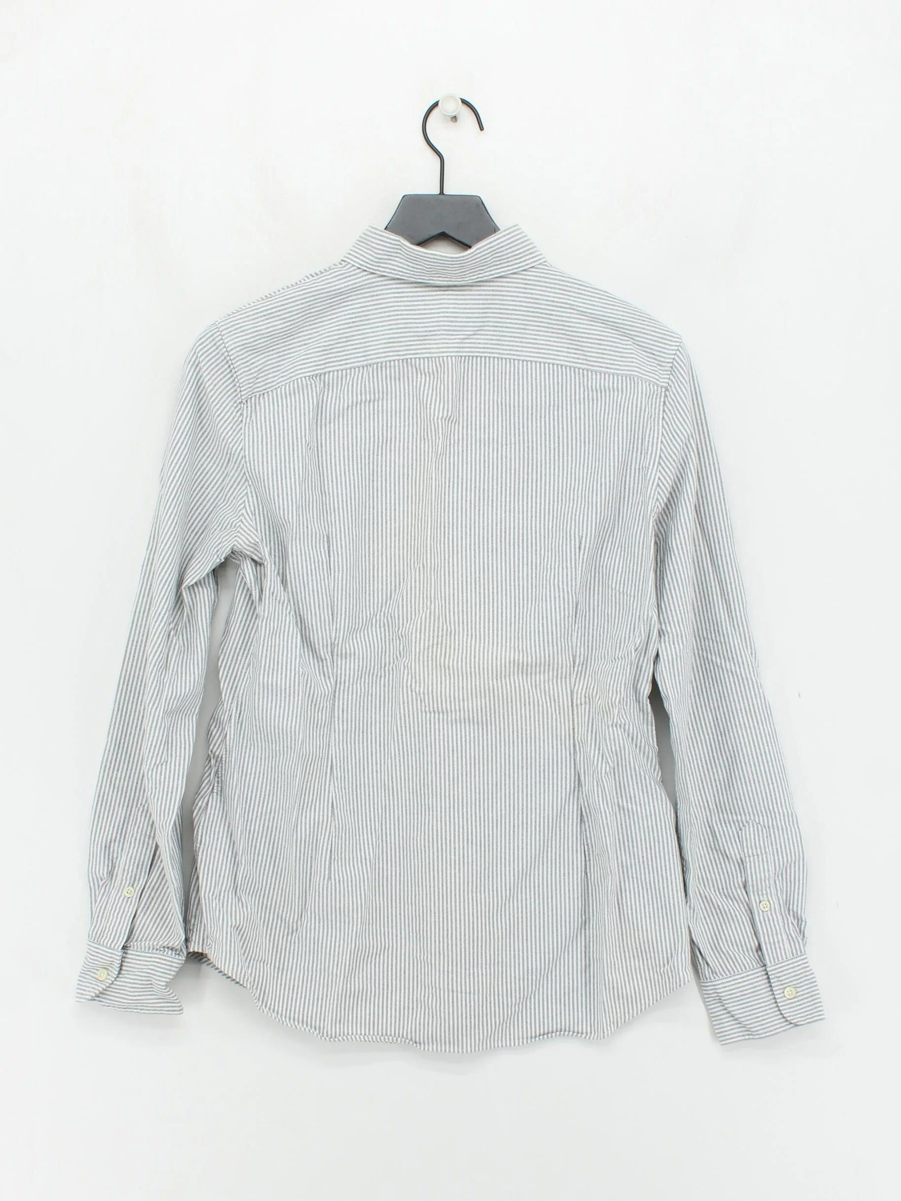 Ralph Lauren Men's Shirt L White Striped 100% Cotton Basic - Image 2