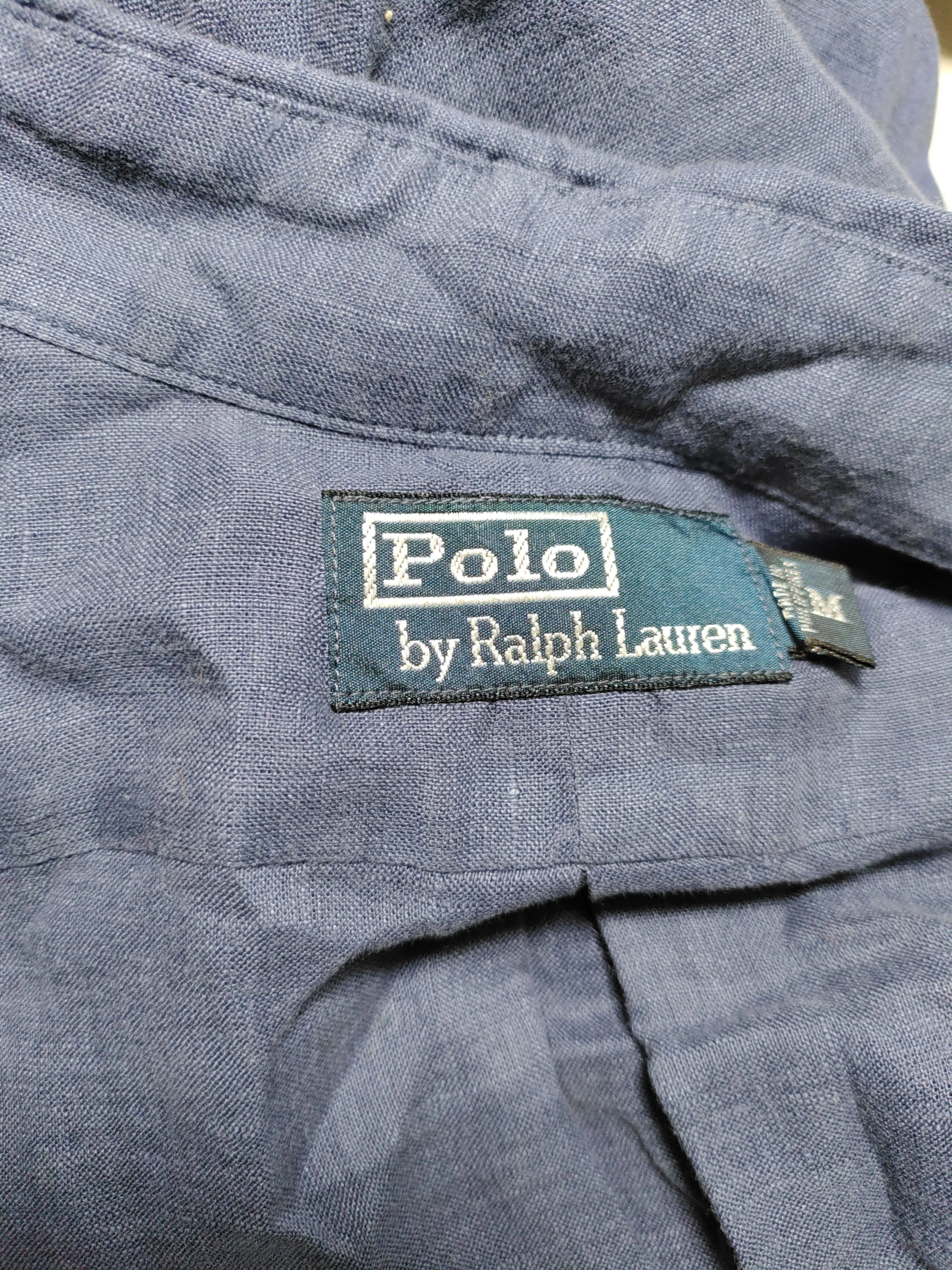 Ralph Lauren Men's Shirt M Blue 100% Other Basic - Image 5
