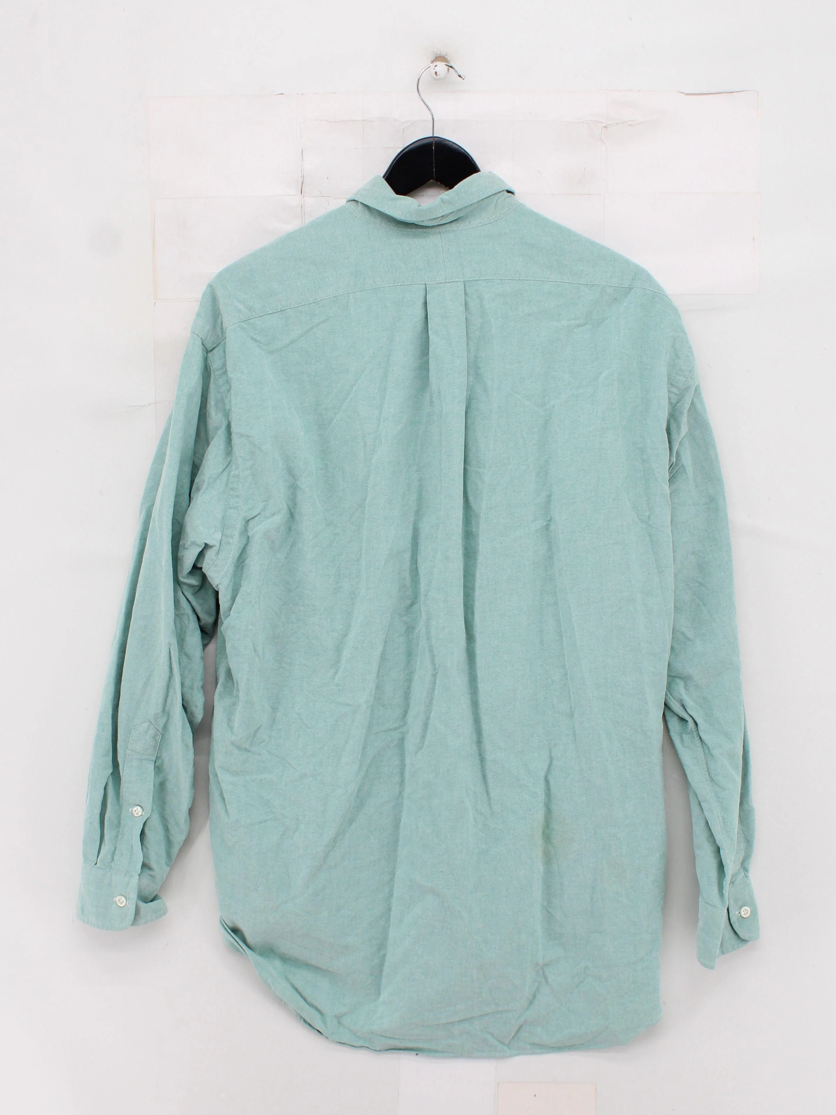 Ralph Lauren Men's Shirt M Green 100% Cotton Basic - Image 2