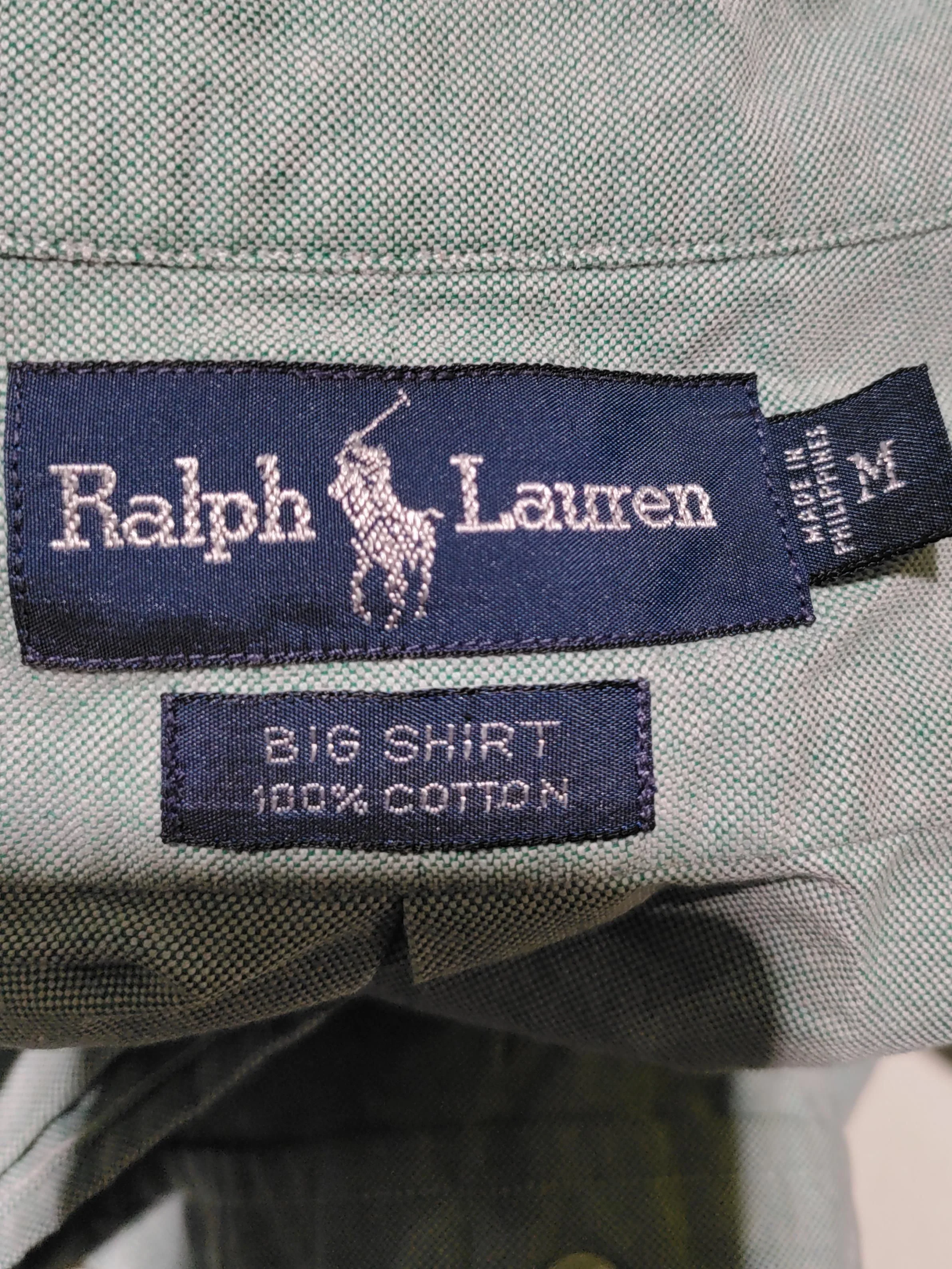 Ralph Lauren Men's Shirt M Green 100% Cotton Basic - Image 6