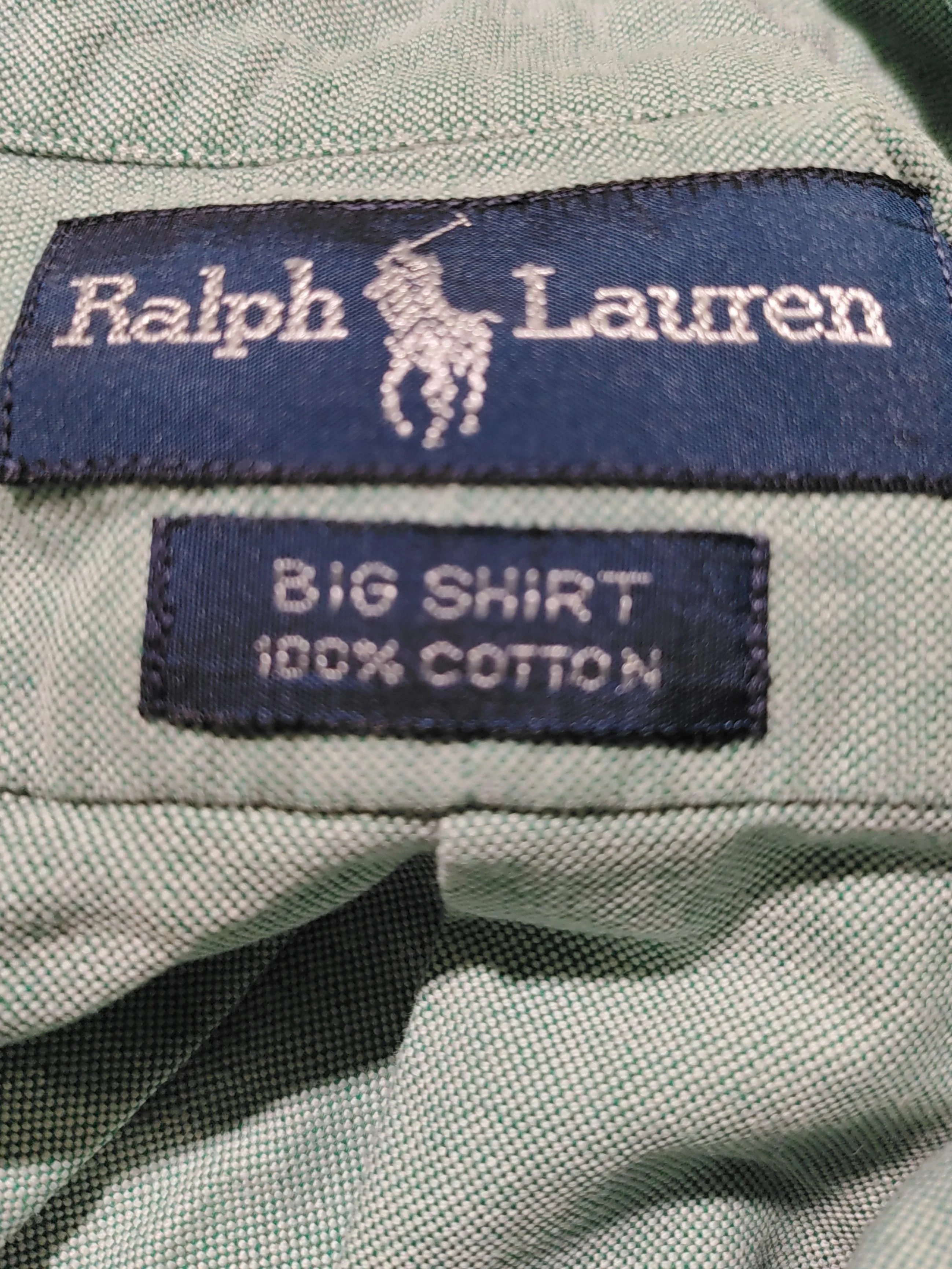 Ralph Lauren Men's Shirt M Green 100% Cotton Basic - Image 7