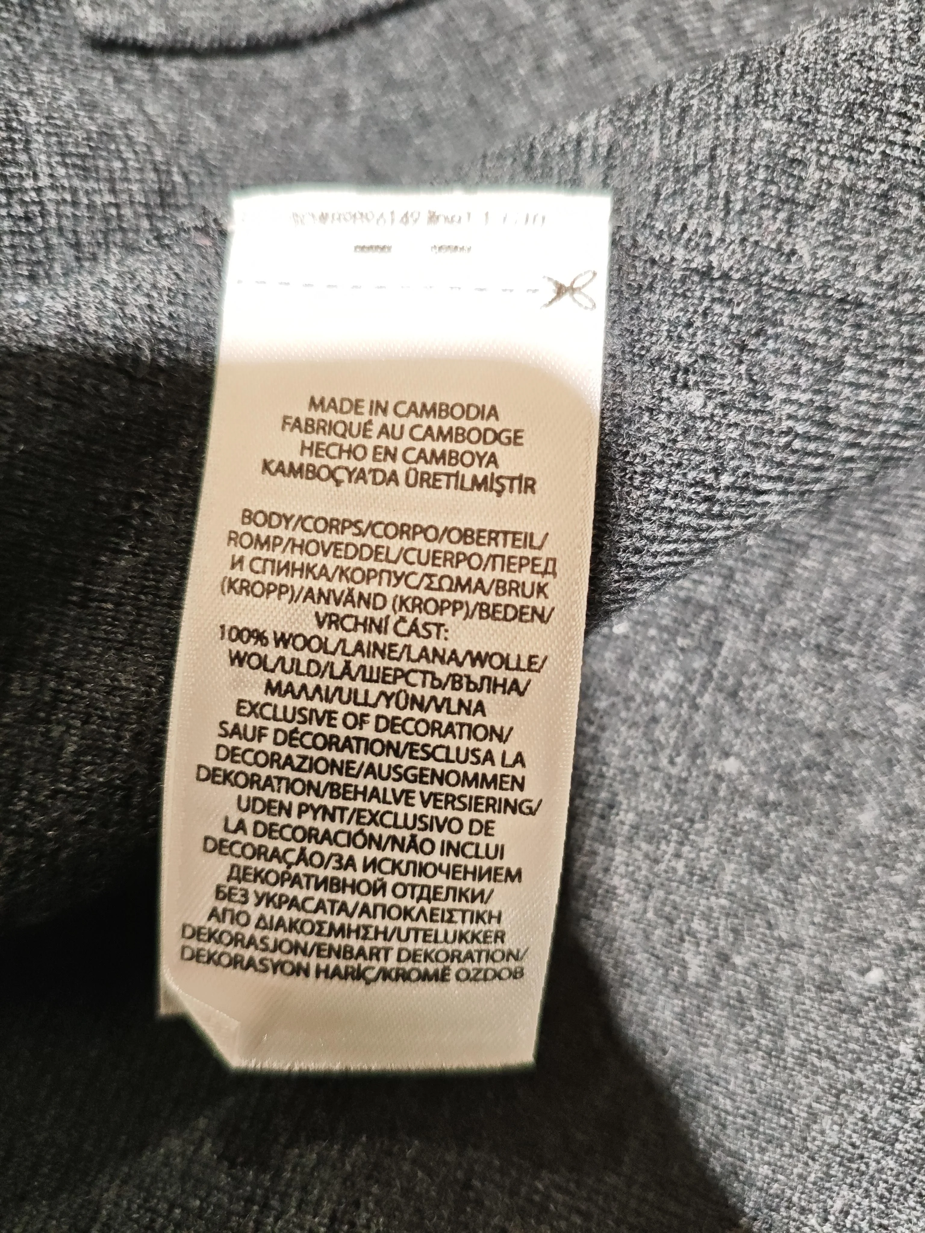 Ralph Lauren Men's Shirt M Grey 100% Wool Basic - Image 6