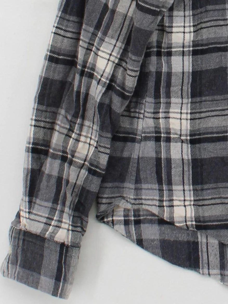 Ralph Lauren Men's Shirt M Grey Checkered 100% Cotton Basic - Image 4