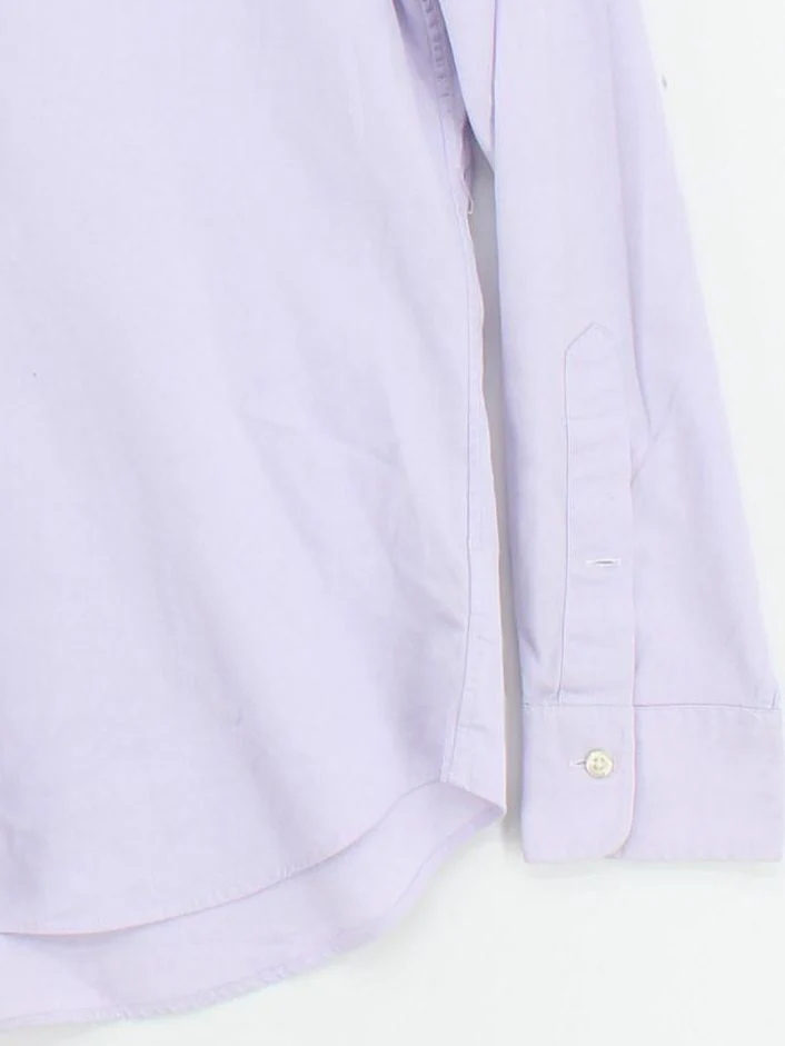Ralph Lauren Men's Shirt M Purple 100% Cotton Basic - Image 4