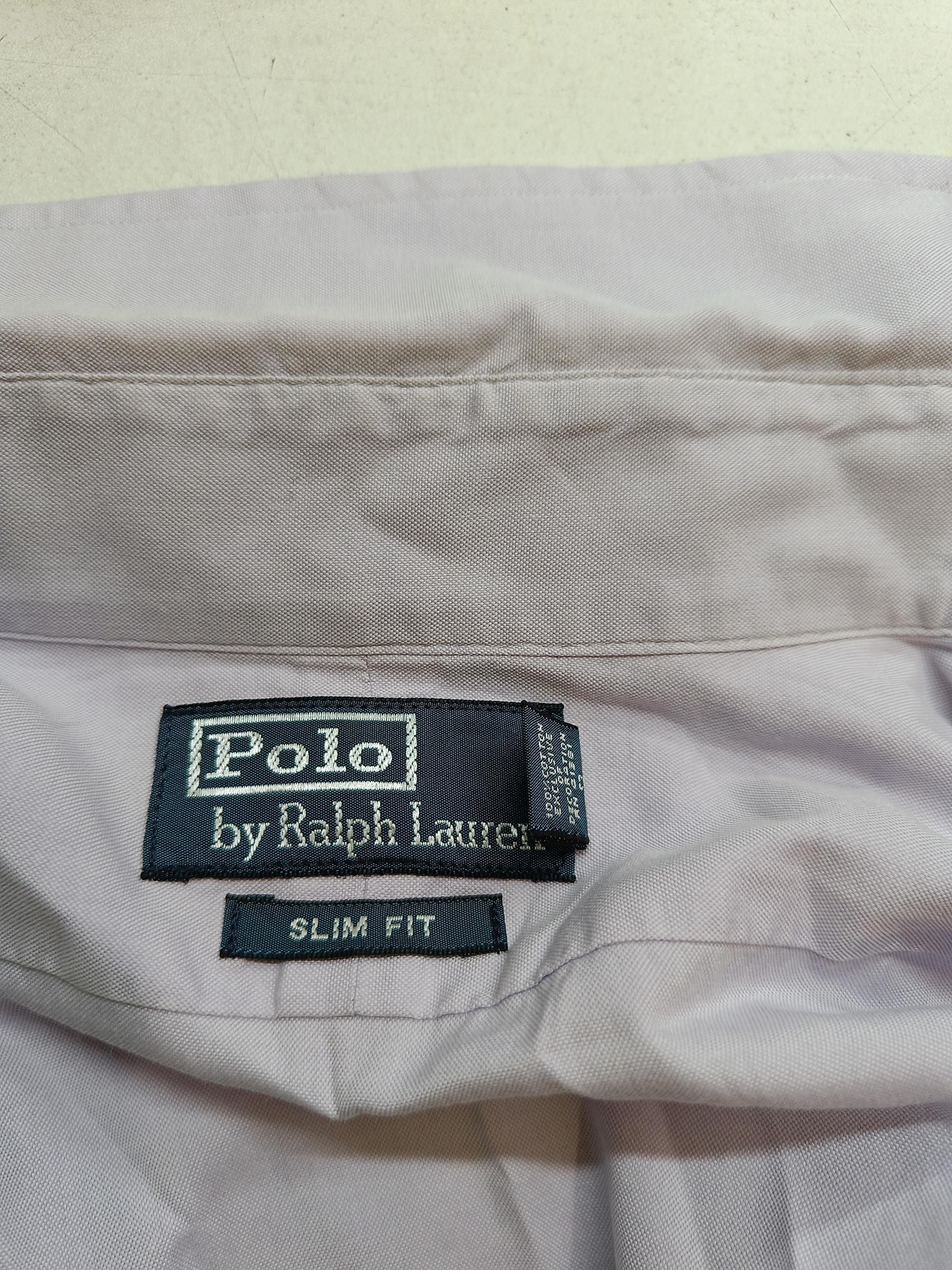 Ralph Lauren Men's Shirt M Purple 100% Cotton Basic - Image 5