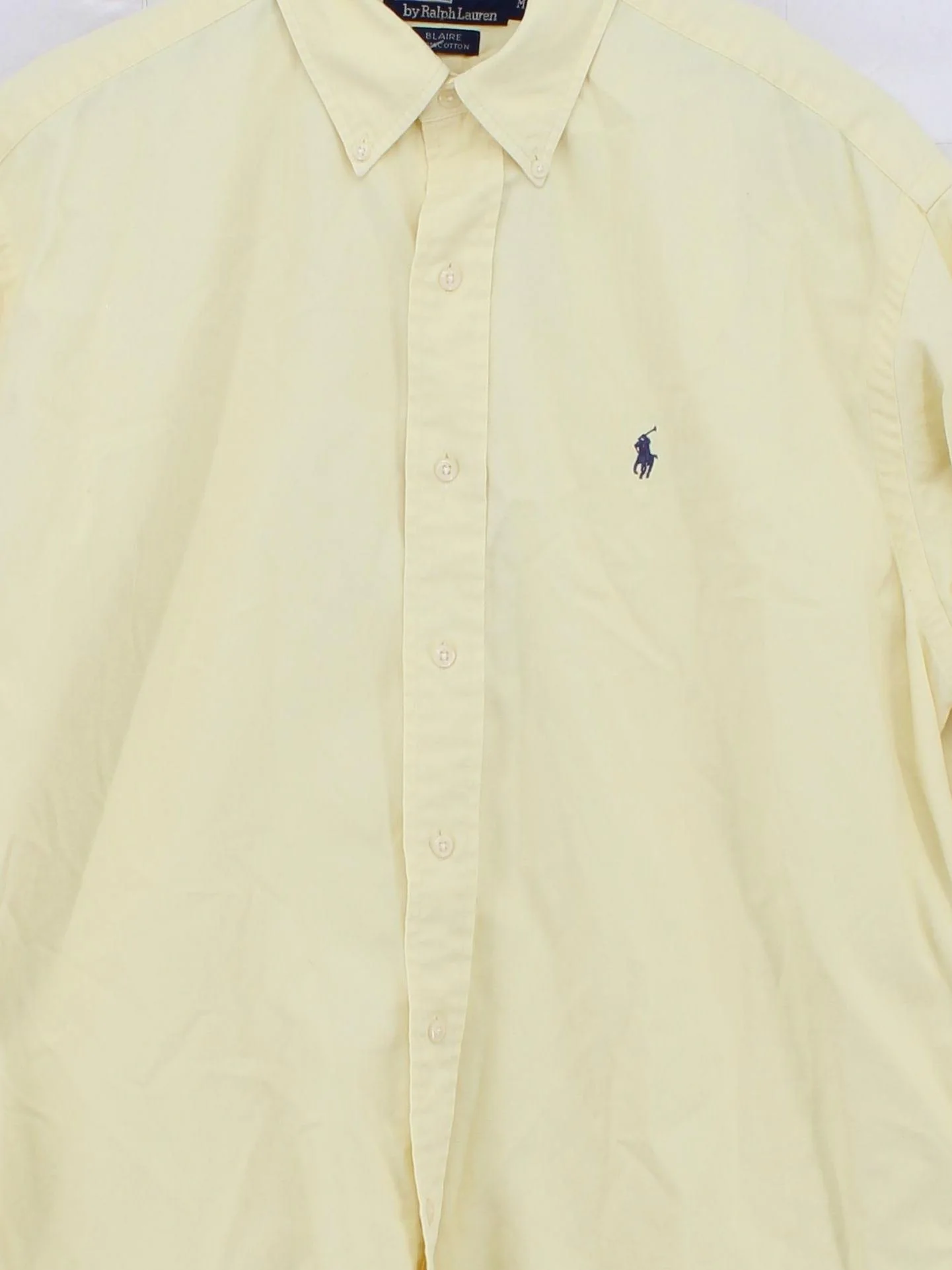 Ralph Lauren Men's Shirt M Yellow 100% Cotton Basic - Image 3
