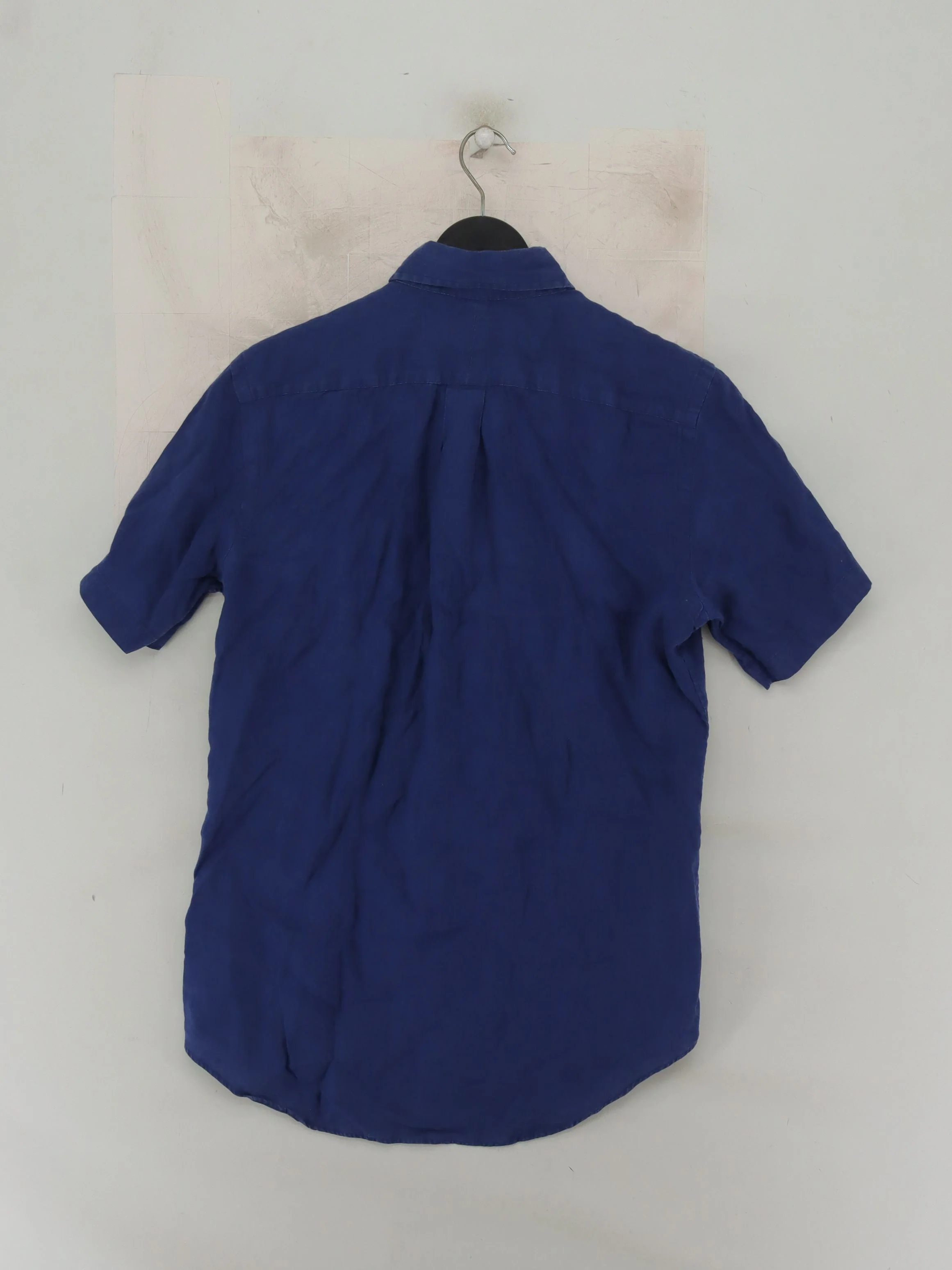 Ralph Lauren Men's Shirt S Blue 100% Linen Basic - Image 2