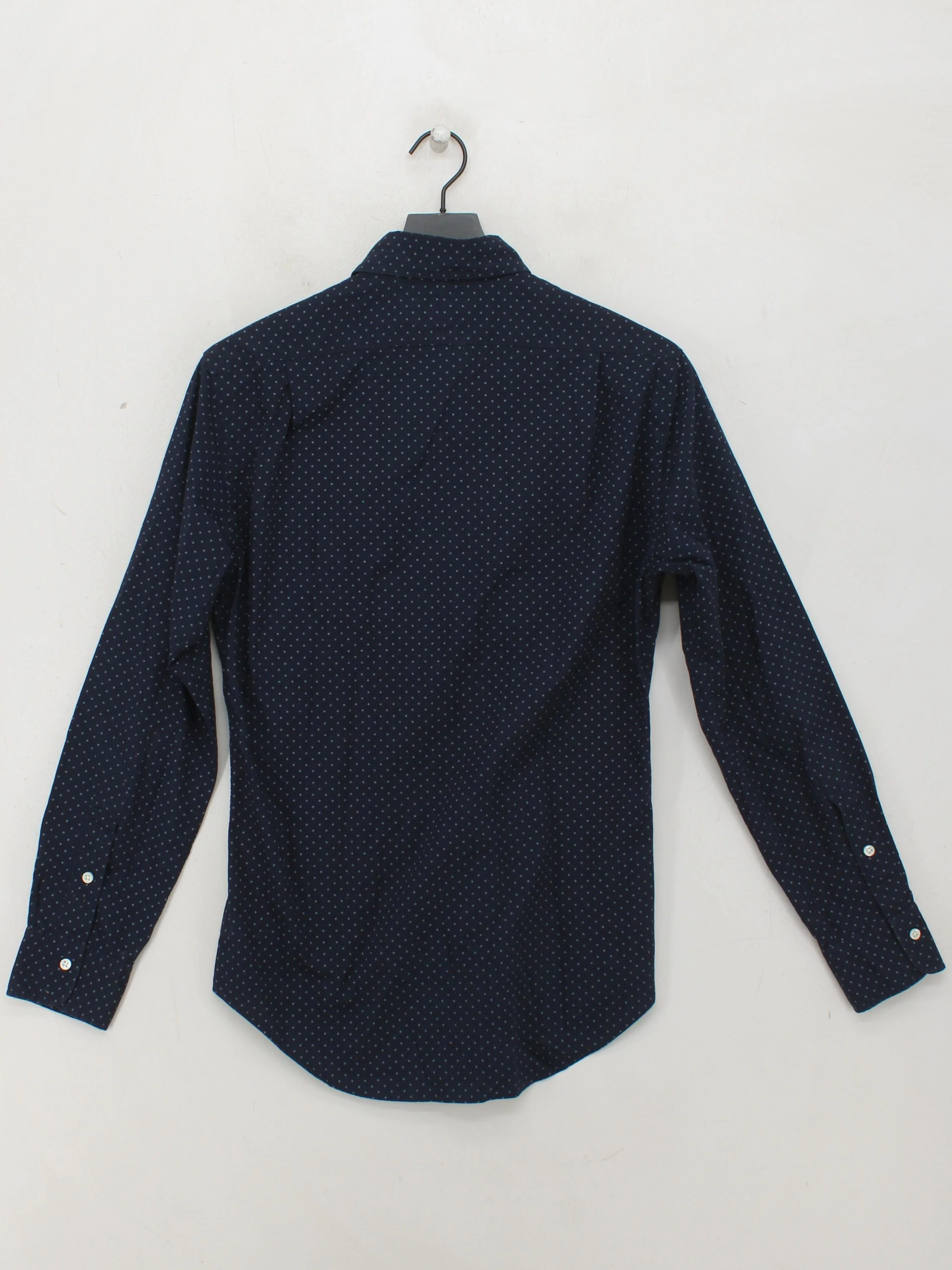 Ralph Lauren Men's Shirt S Blue Polkadot 100% Cotton Basic - Image 2