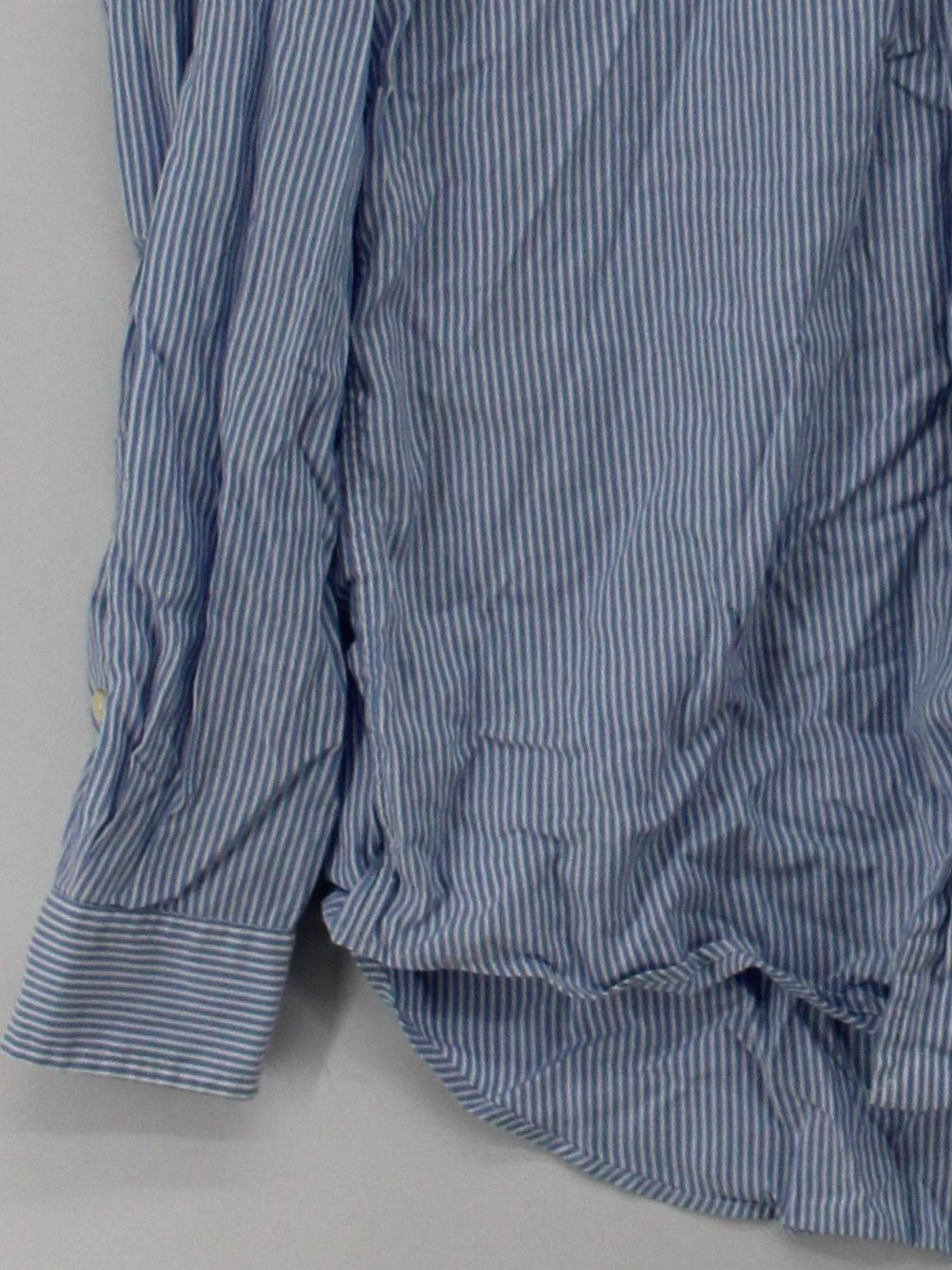 Ralph Lauren Men's Shirt S Blue Striped 100% Cotton Basic - Image 4