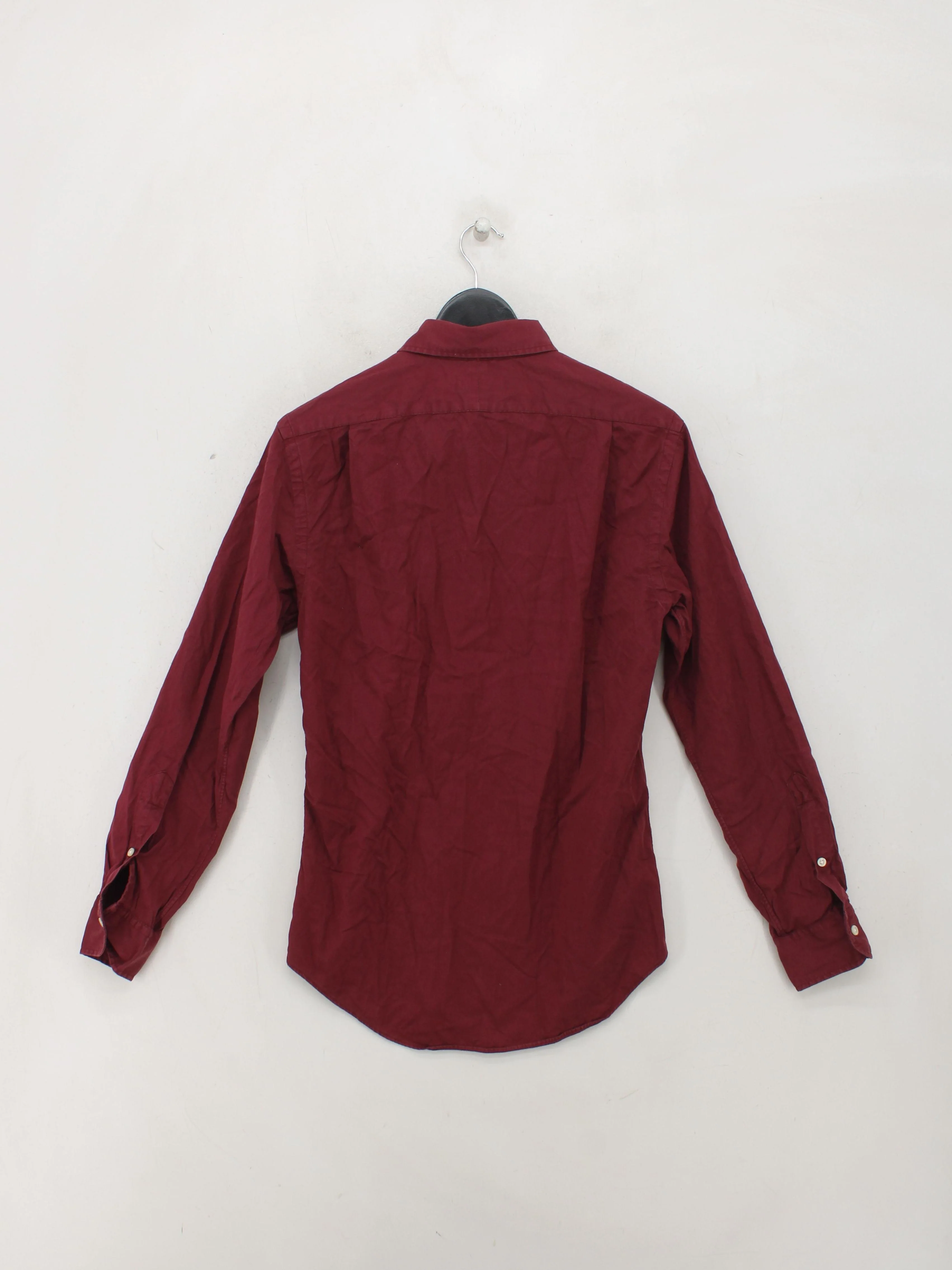 Ralph Lauren Men's Shirt S Red 100% Cotton Basic - Image 2