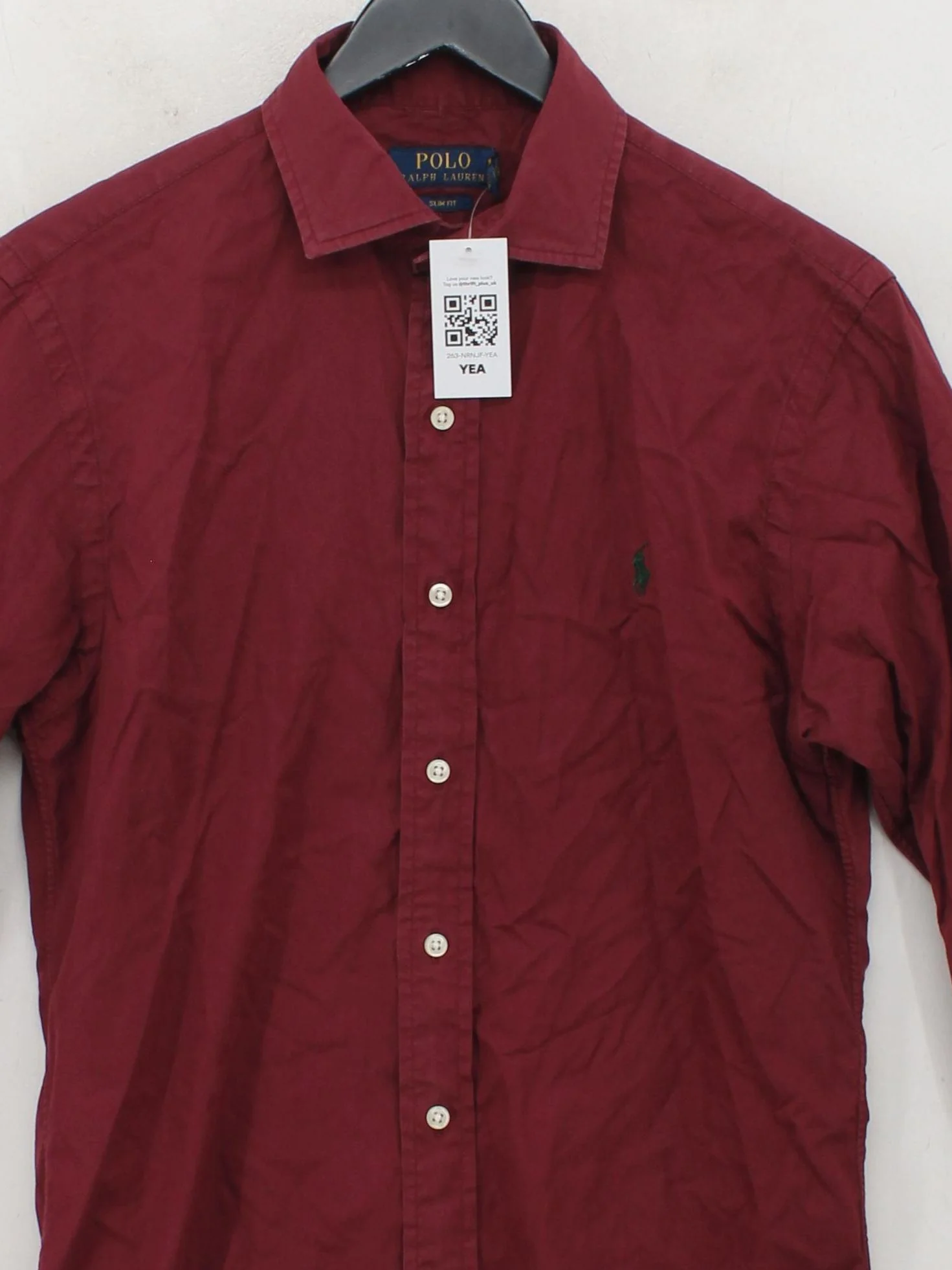 Ralph Lauren Men's Shirt S Red 100% Cotton Basic - Image 3