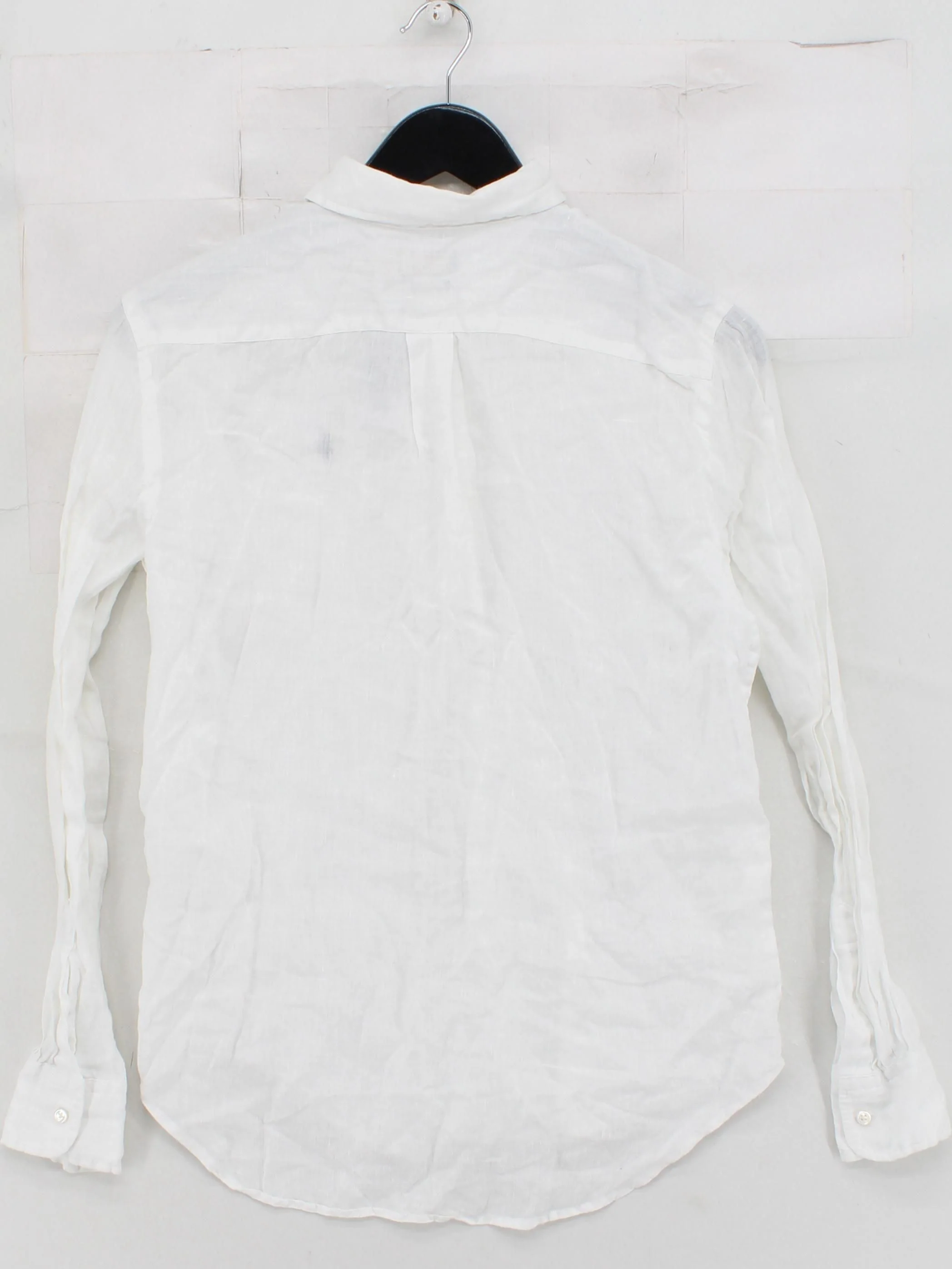 Ralph Lauren Men's Shirt S White 100% Linen Basic - Image 2