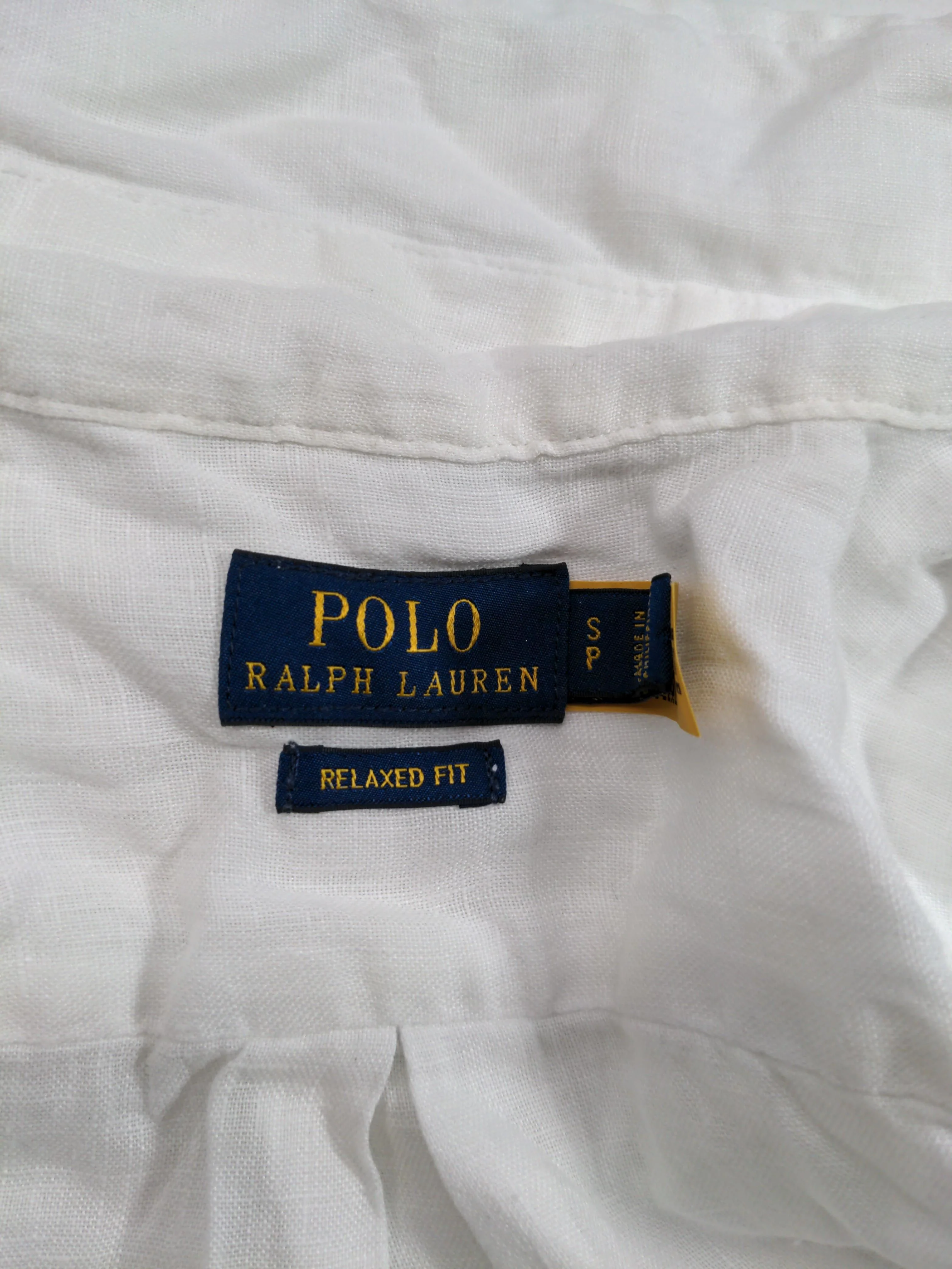 Ralph Lauren Men's Shirt S White 100% Linen Basic - Image 5