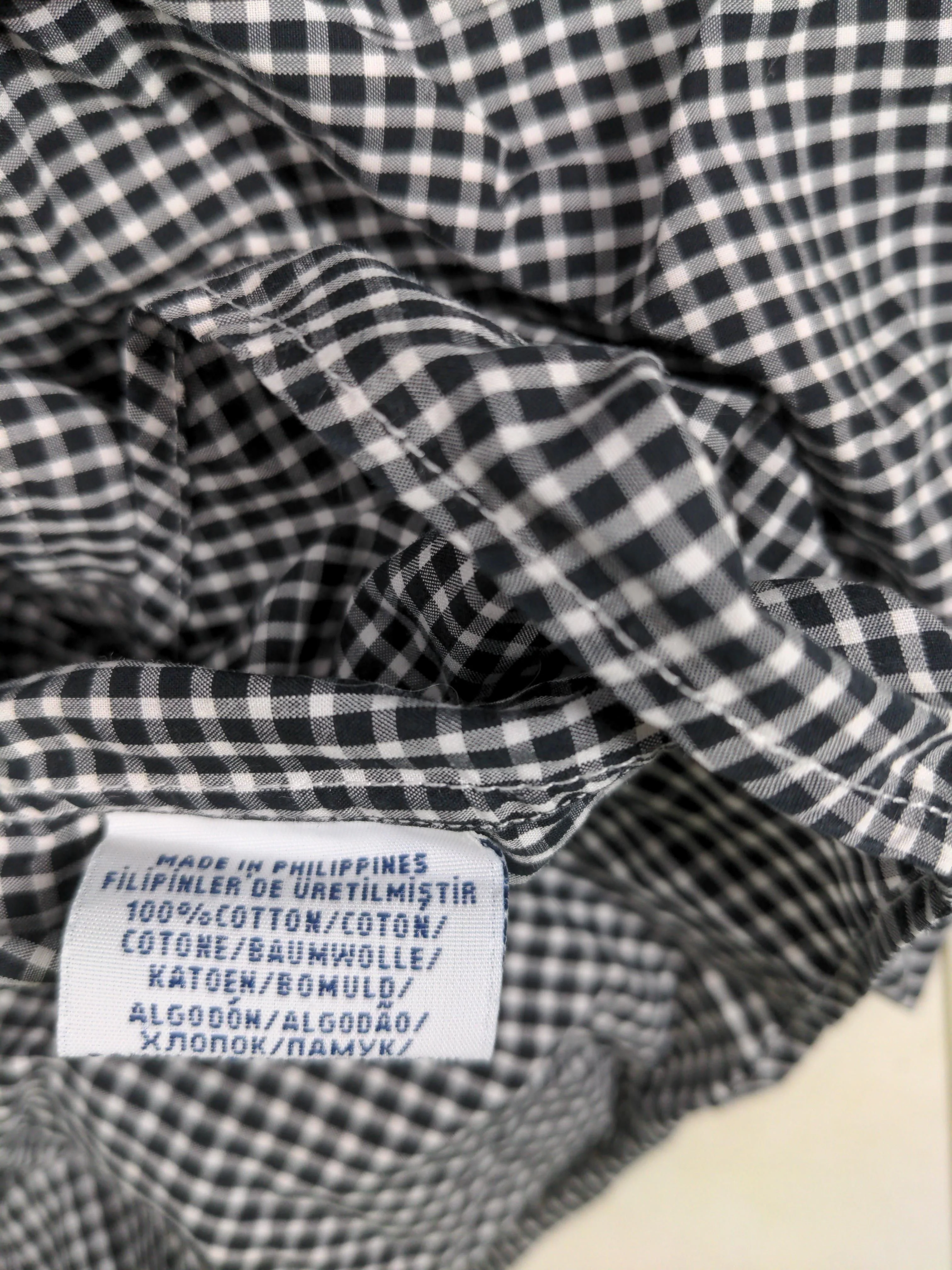 Ralph Lauren Men's Shirt XL Black Checkered 100% Cotton Basic - Image 6