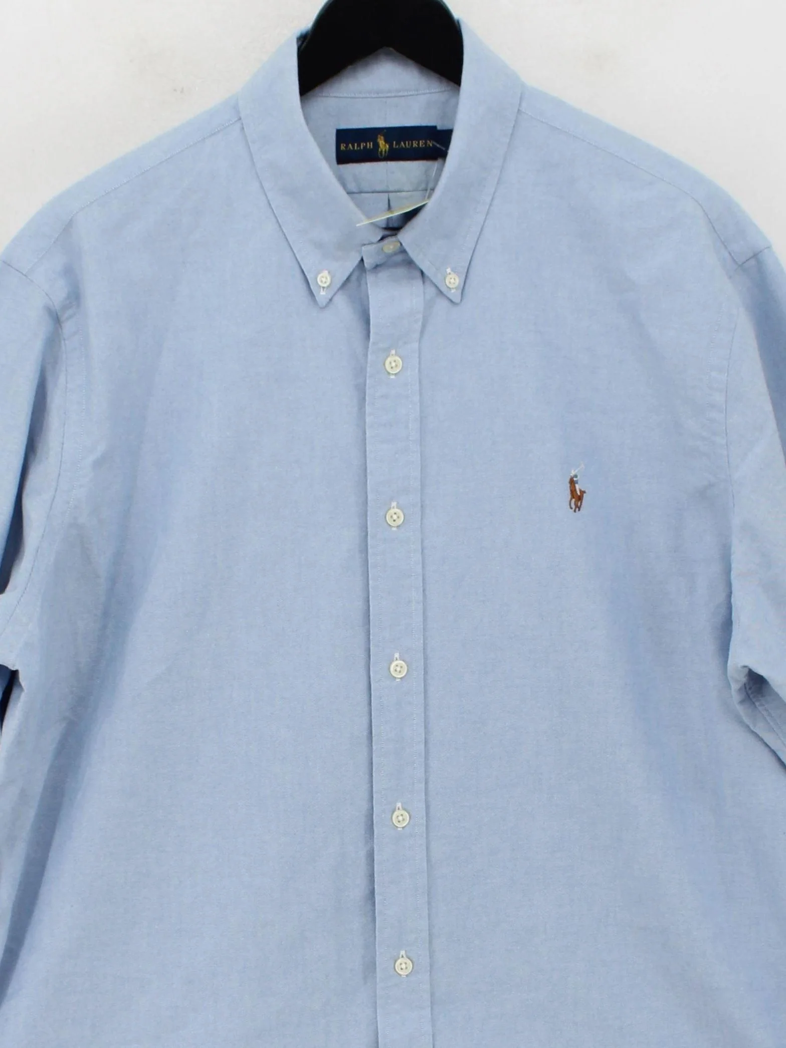 Ralph Lauren Men's Shirt XL Blue 100% Cotton Basic - Image 3